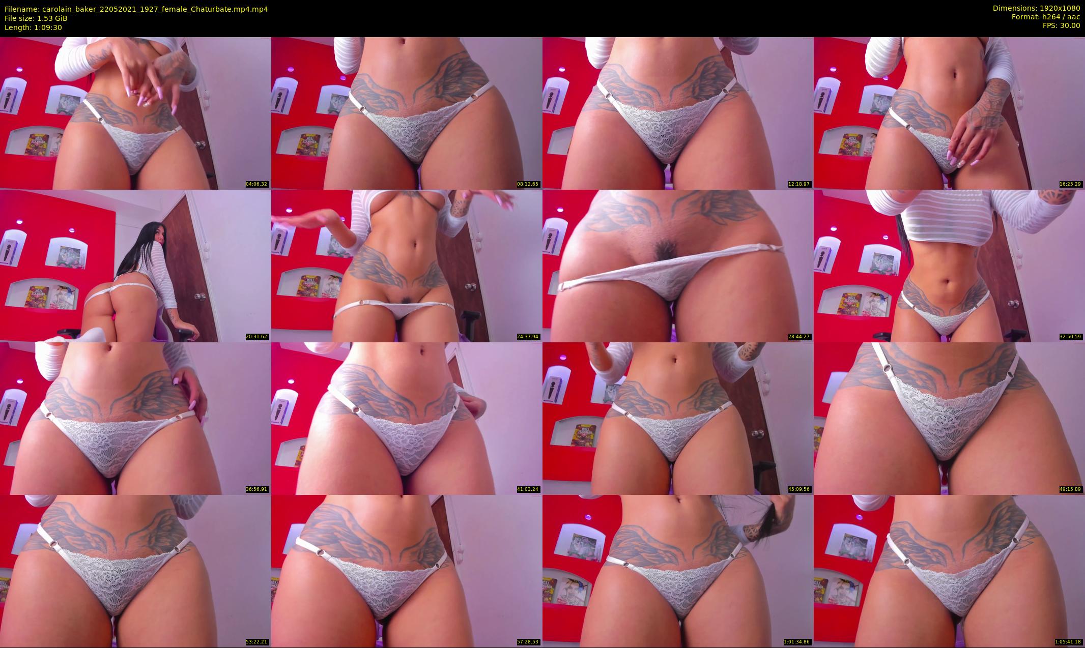 carolain_baker — 70 minute Chaturbate female cam show recording, 1080p, May 22, 2021