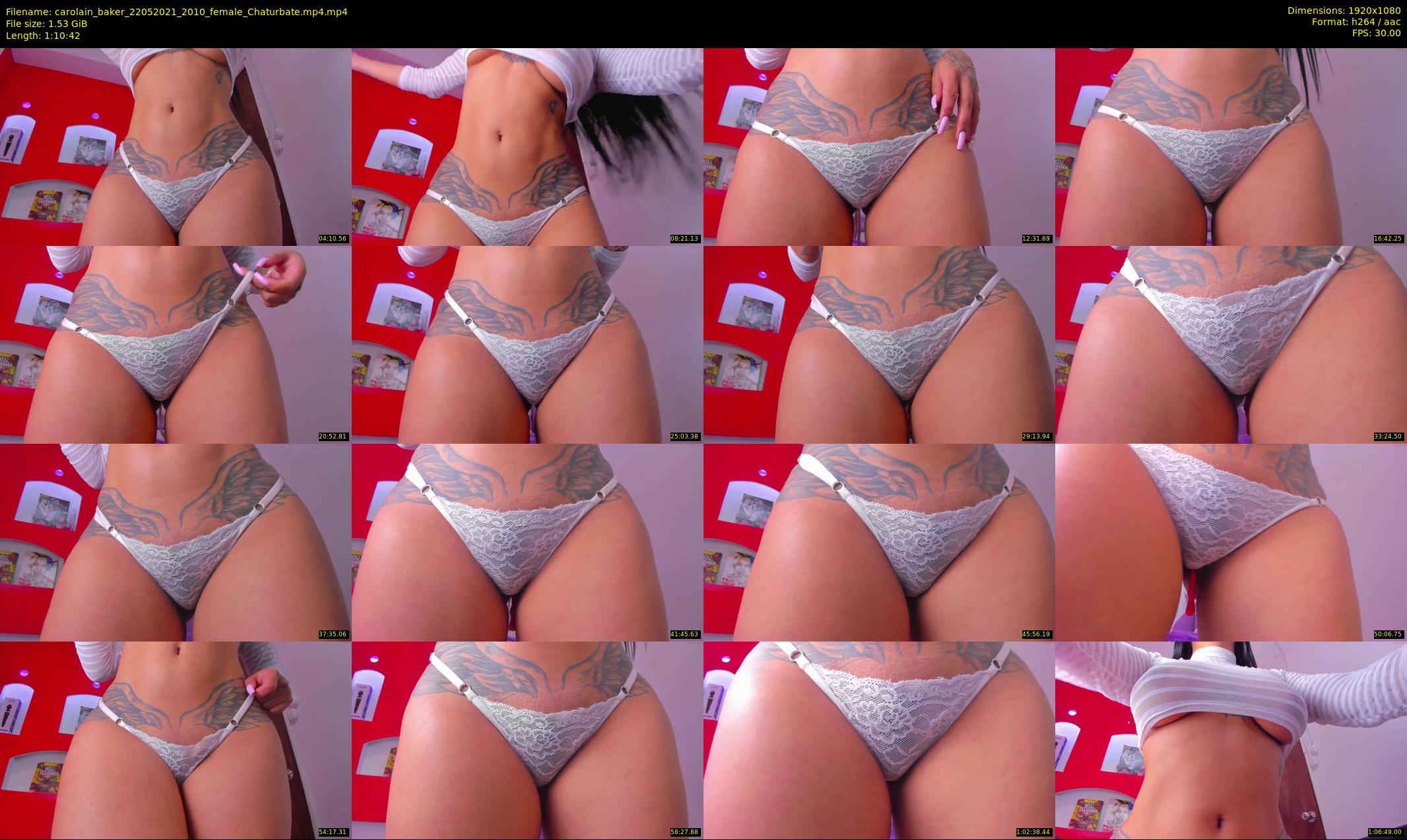 carolain_baker — 71 minute Chaturbate female cam show recording, 1080p, May 22, 2021