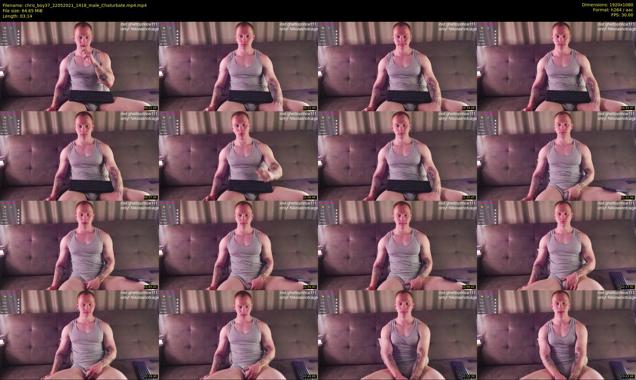 chris_boy37 — 4 minute Chaturbate male cam show recording, 1080p, May 22, 2021