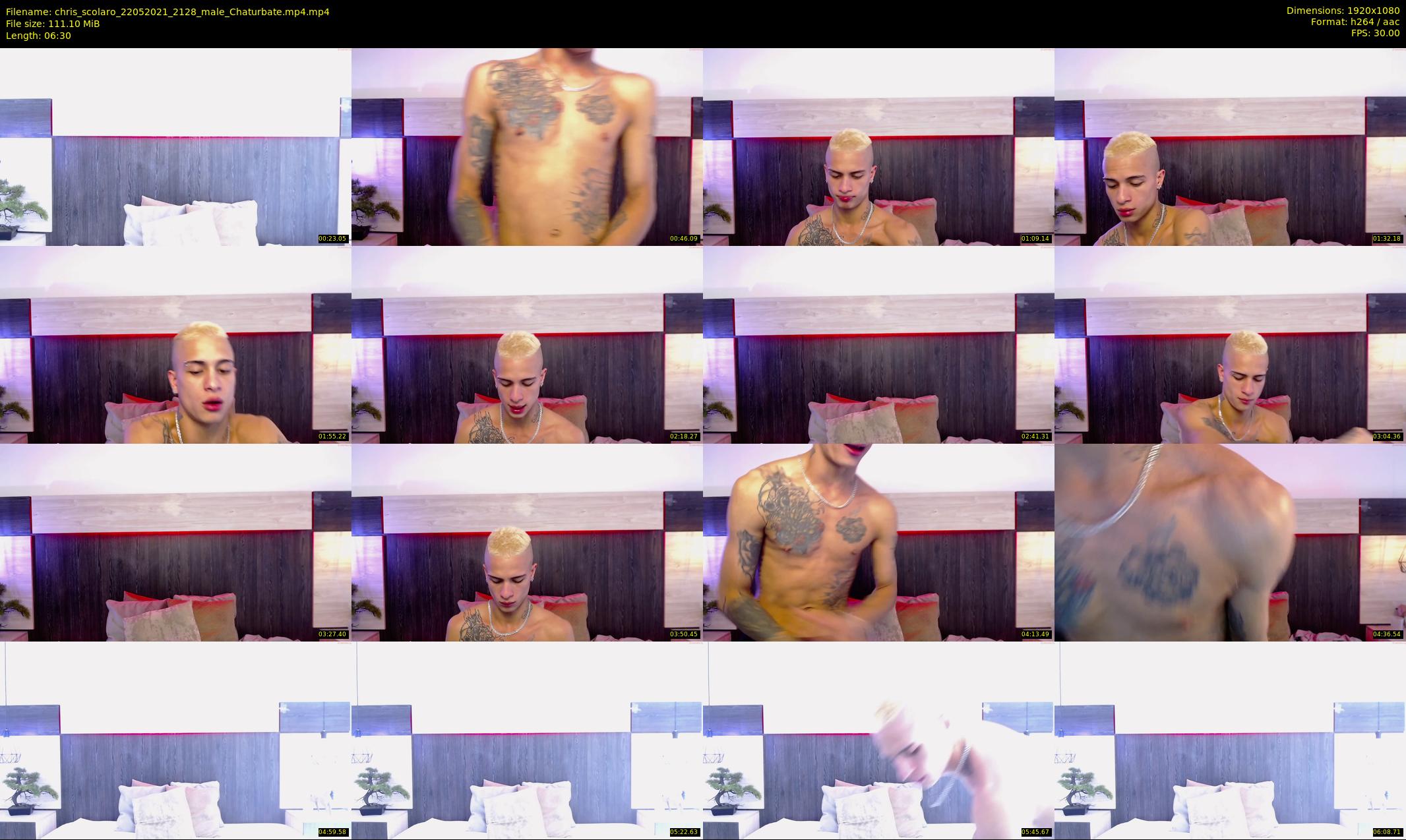 chris_scolaro — 7 minute Chaturbate male cam show recording, 1080p, May 22, 2021
