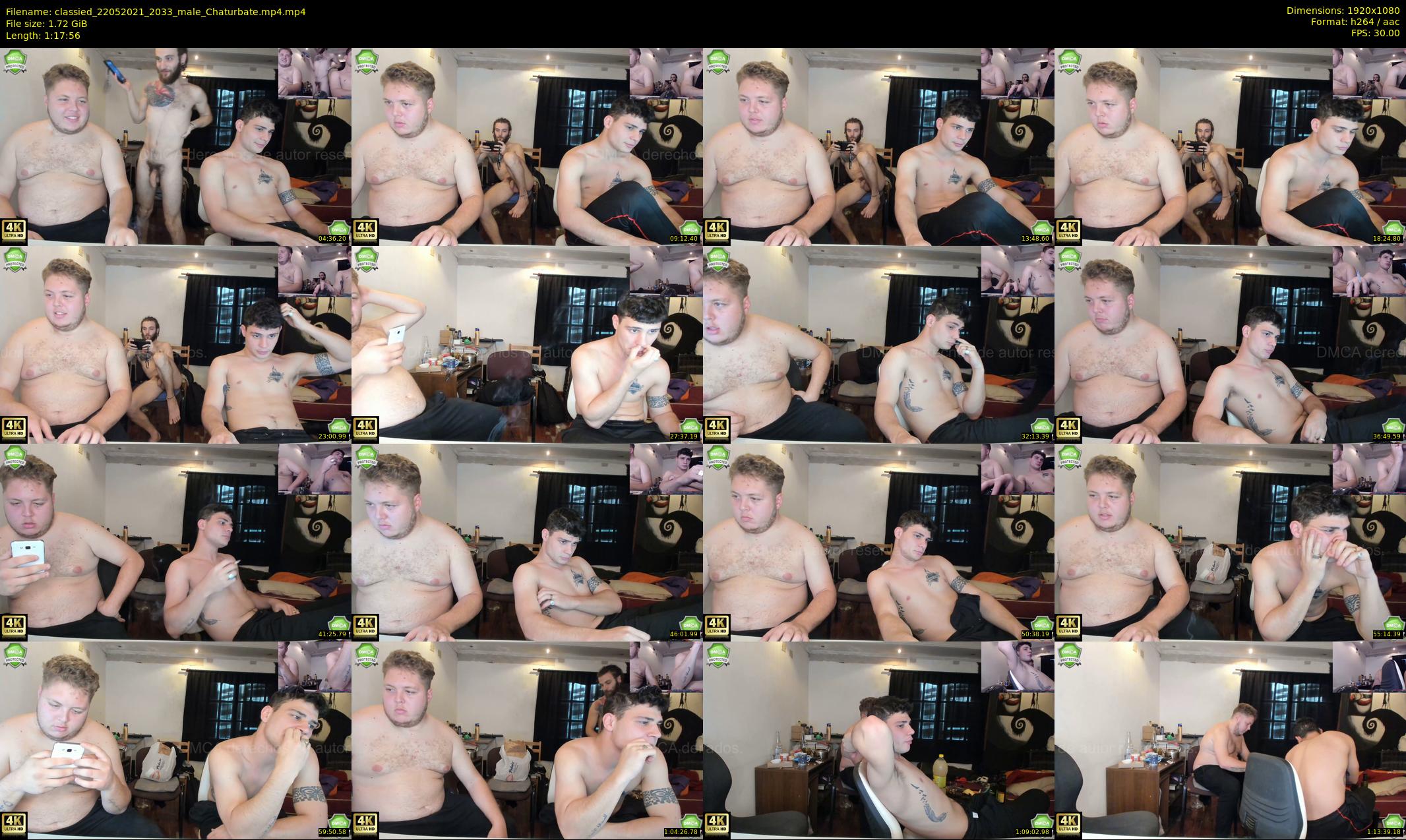 classied — 78 minute Chaturbate male cam show recording, 1080p, May 22, 2021