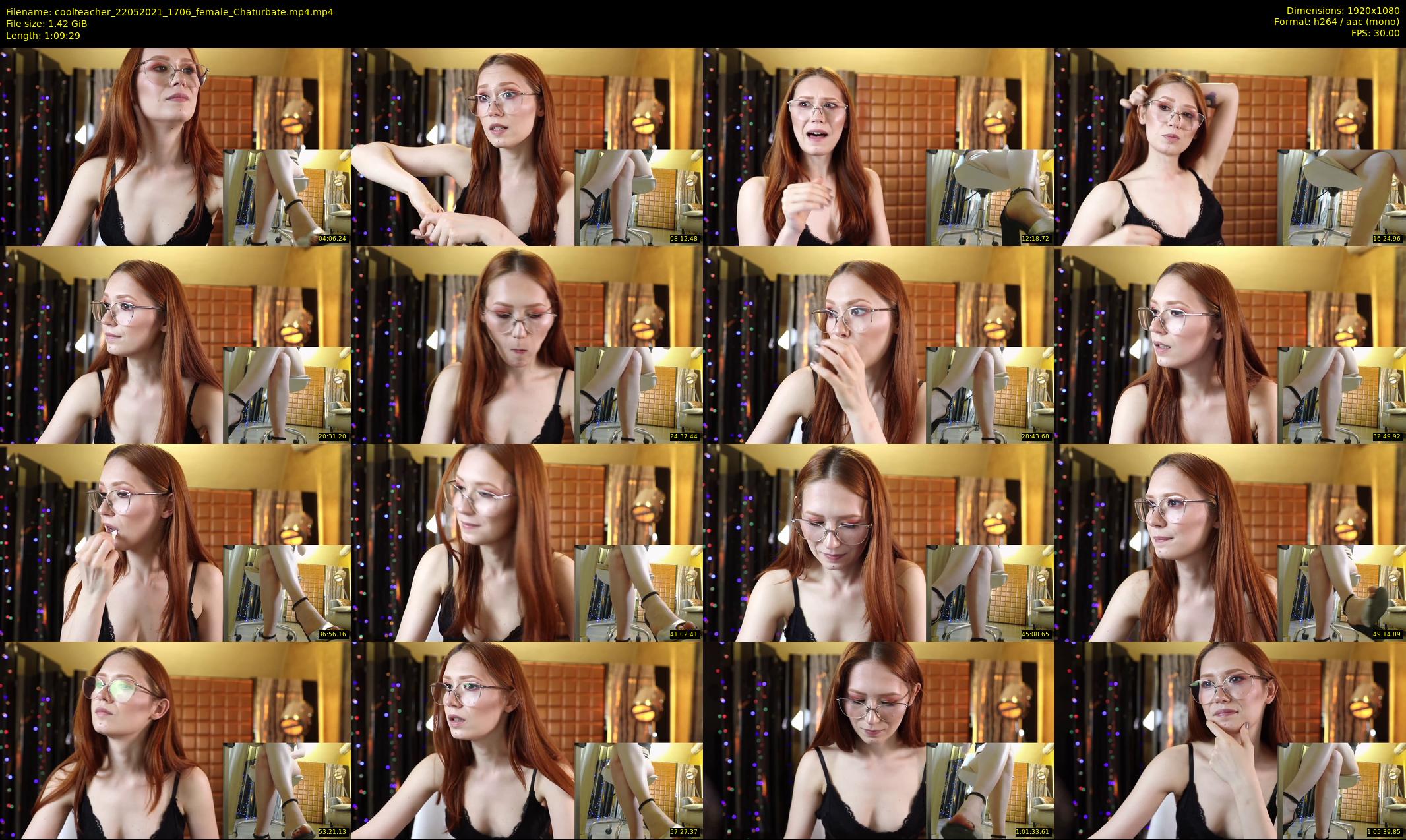 coolteacher — 70 minute Chaturbate female cam show recording, 1080p, May 22, 2021