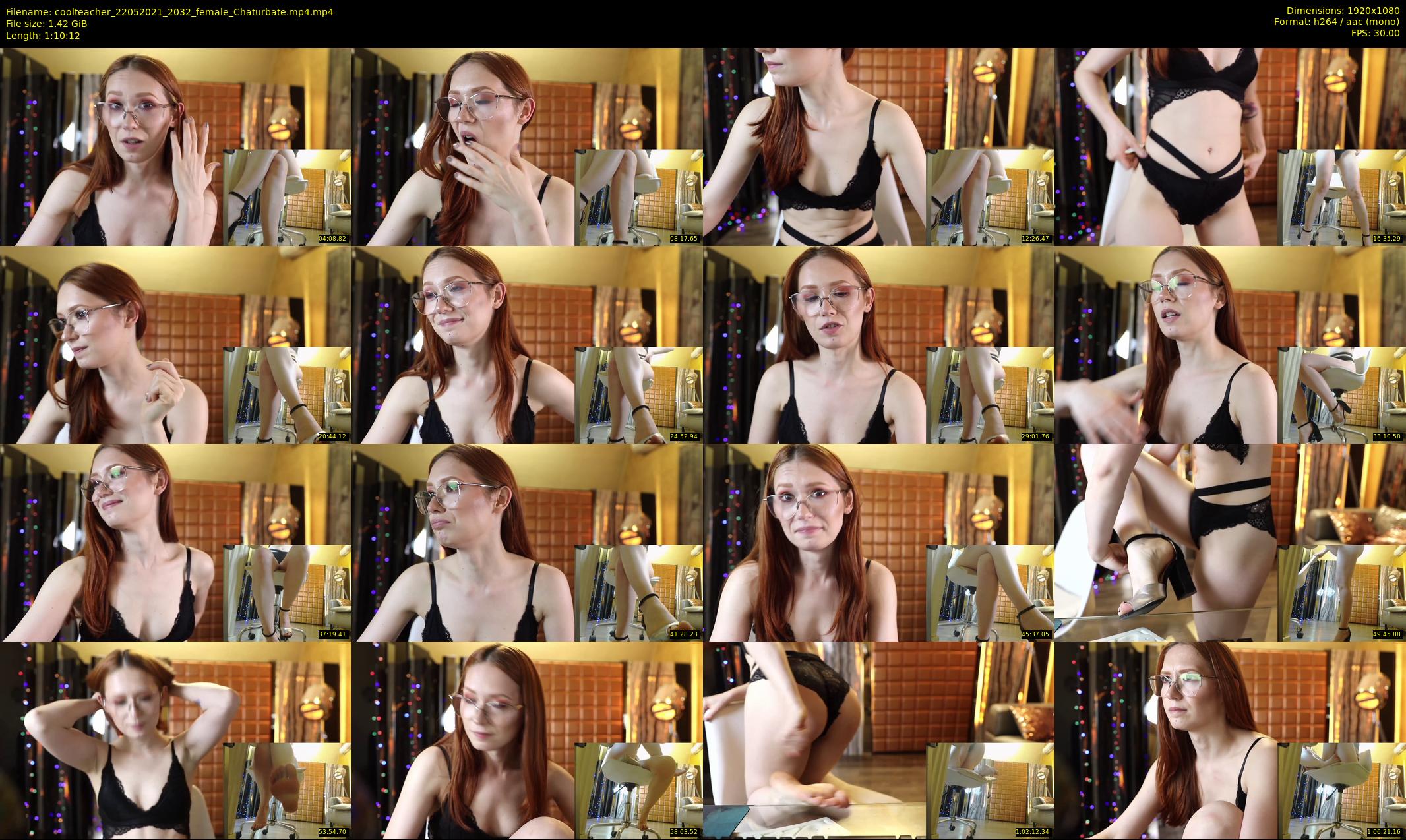 coolteacher — 71 minute Chaturbate female cam show recording, 1080p, May 22, 2021