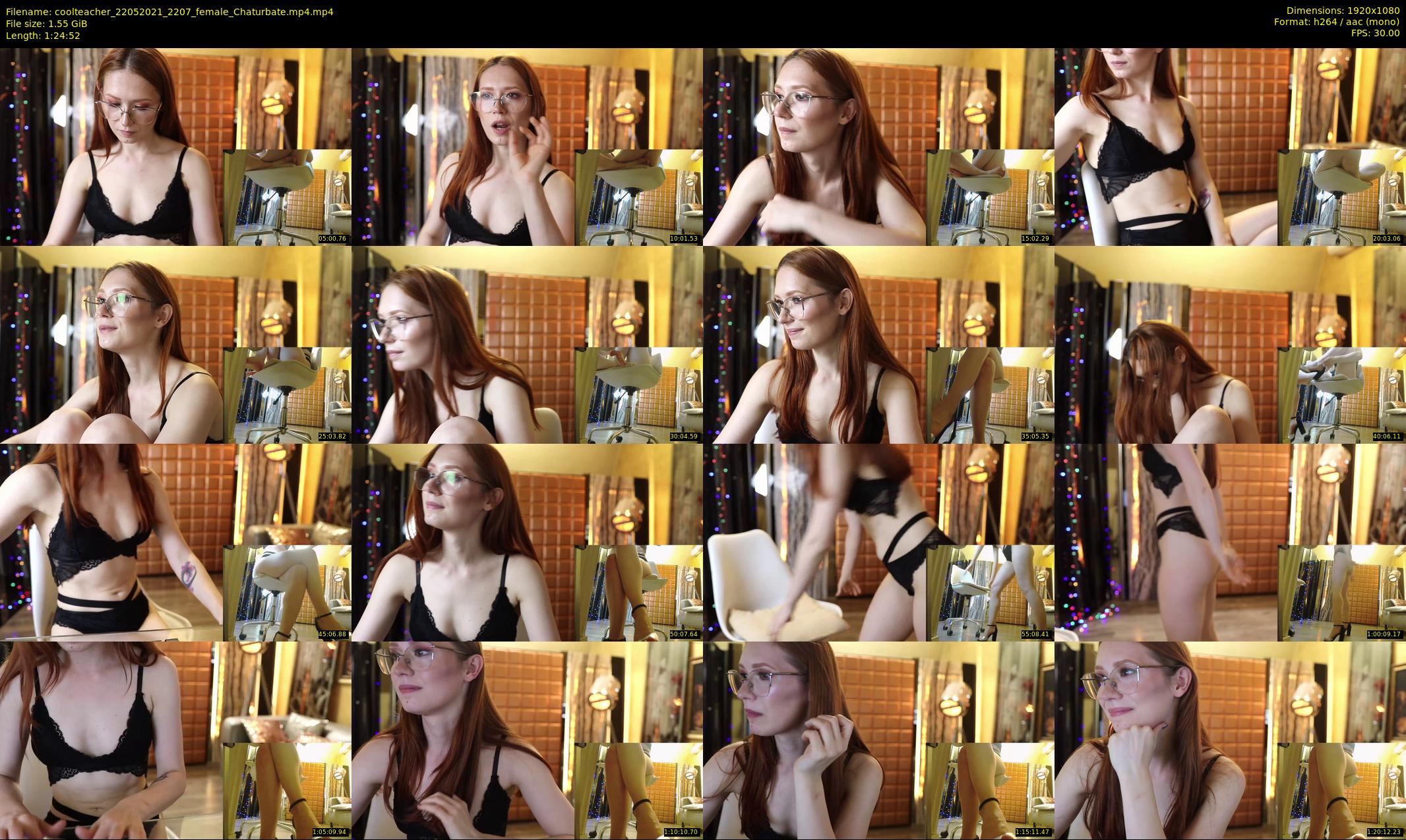 coolteacher — 85 minute Chaturbate female cam show recording, 1080p, May 22, 2021