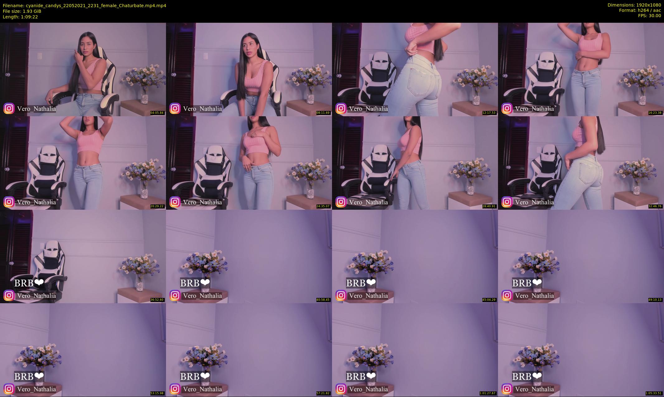 cyanide_candys — 70 minute Chaturbate female cam show recording, 1080p, May 22, 2021