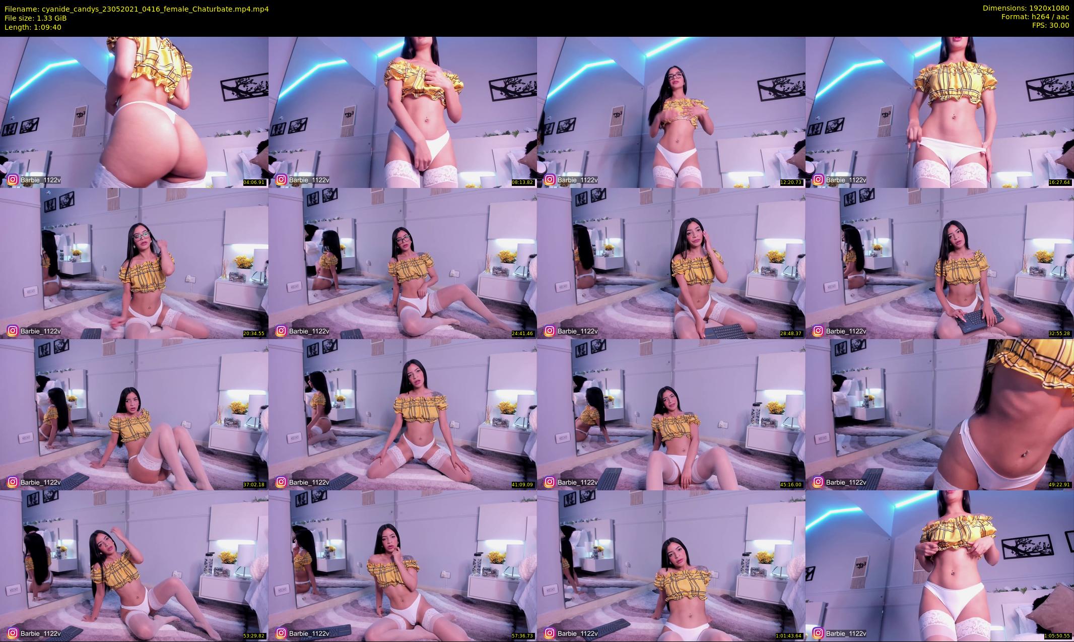 cyanide_candys — 70 minute Chaturbate female cam show recording, 1080p, May 23, 2021