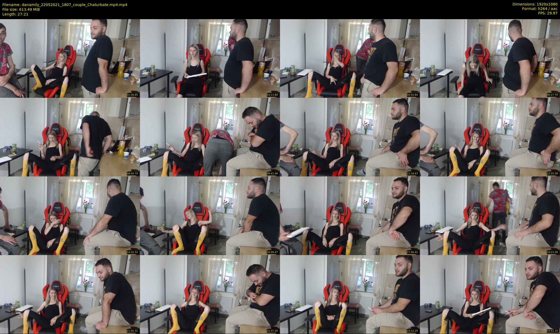 danamily — 28 minute Chaturbate female cam show recording, 1080p, May 22, 2021