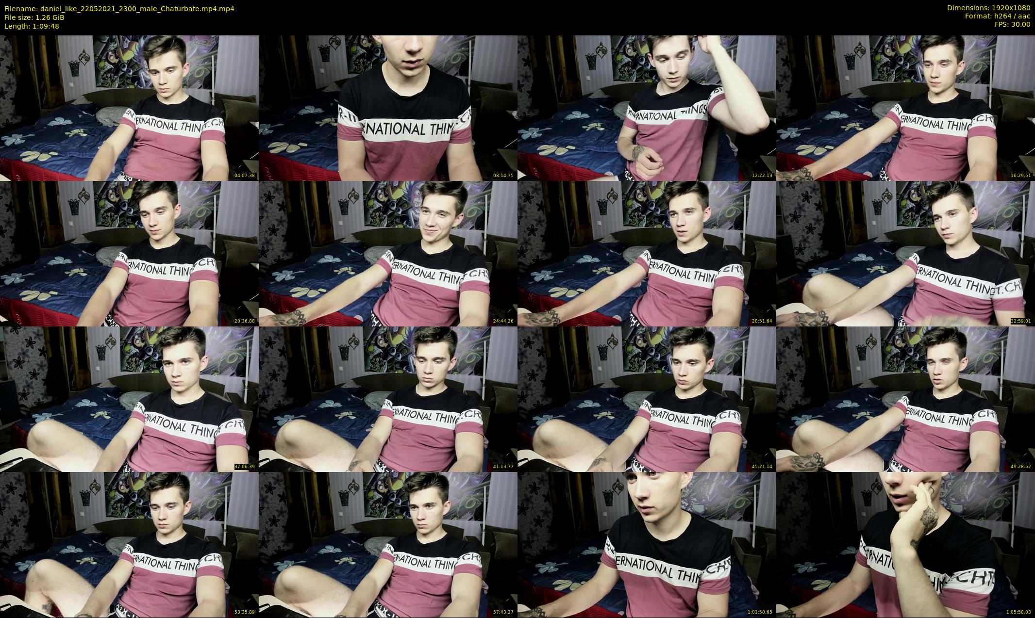 daniel_like — 70 minute Chaturbate male cam show recording, 1080p, May 22, 2021