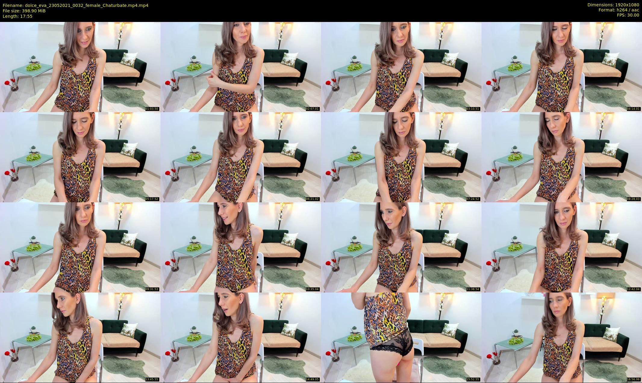dolce_eva — 18 minute Chaturbate female cam show recording, 1080p, May 23, 2021