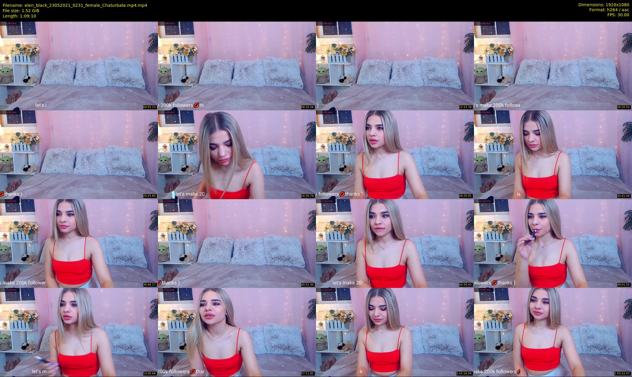 elen_black — 70 minute Chaturbate female cam show recording, 1080p, May 23, 2021