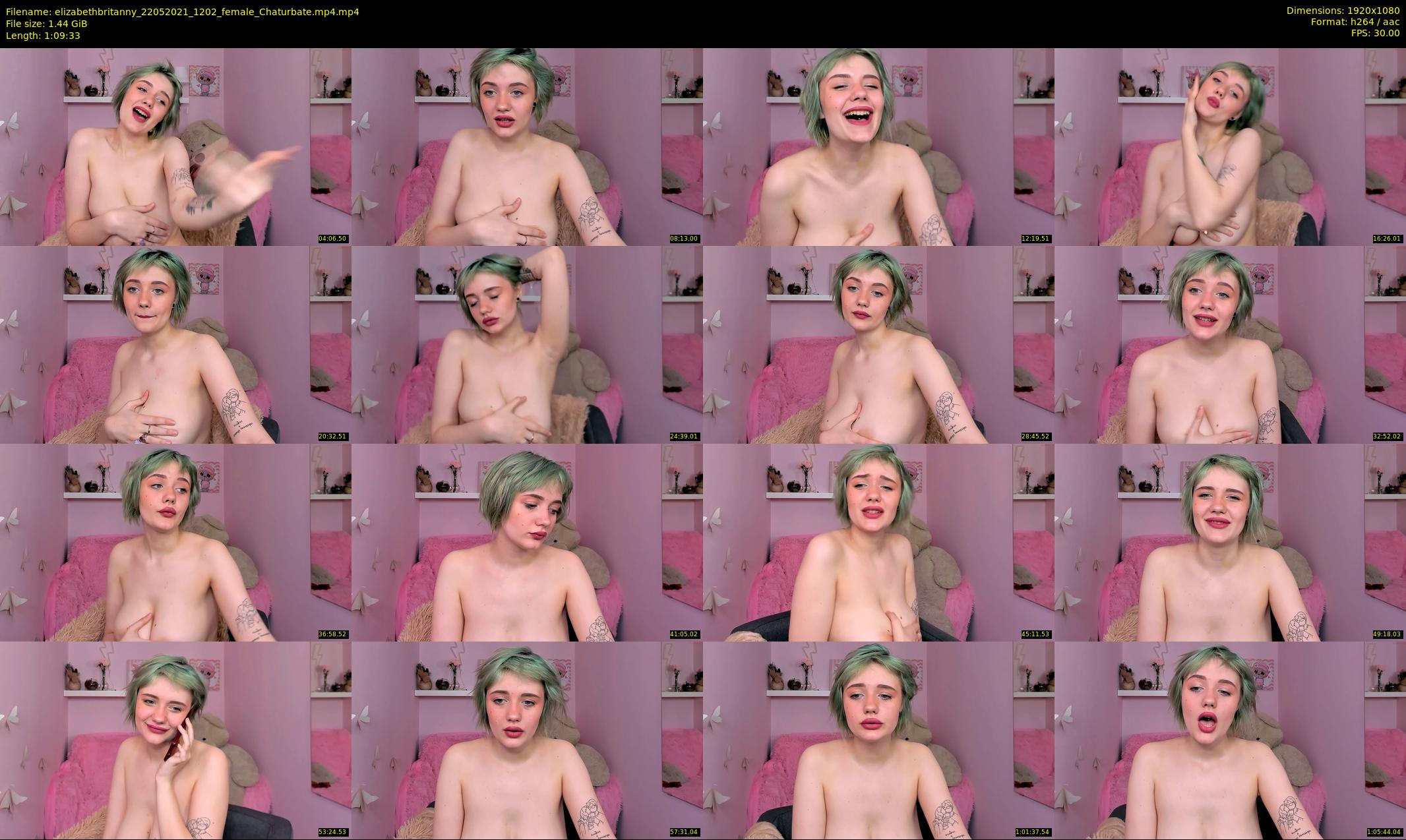 elizabethbritanny — 70 minute Chaturbate female cam show recording, 1080p, May 22, 2021