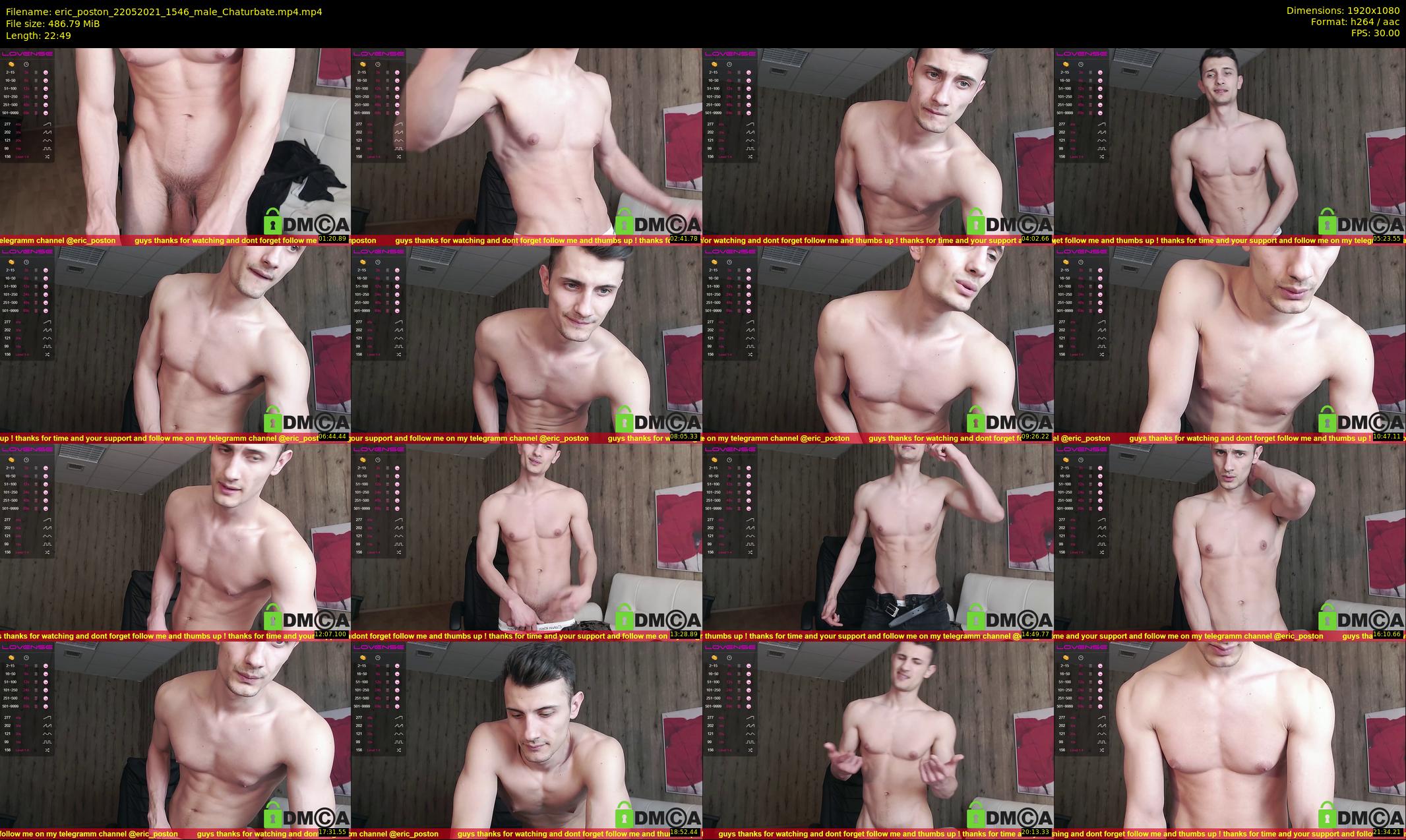 eric_poston — 23 minute Chaturbate male cam show recording, 1080p, May 22, 2021
