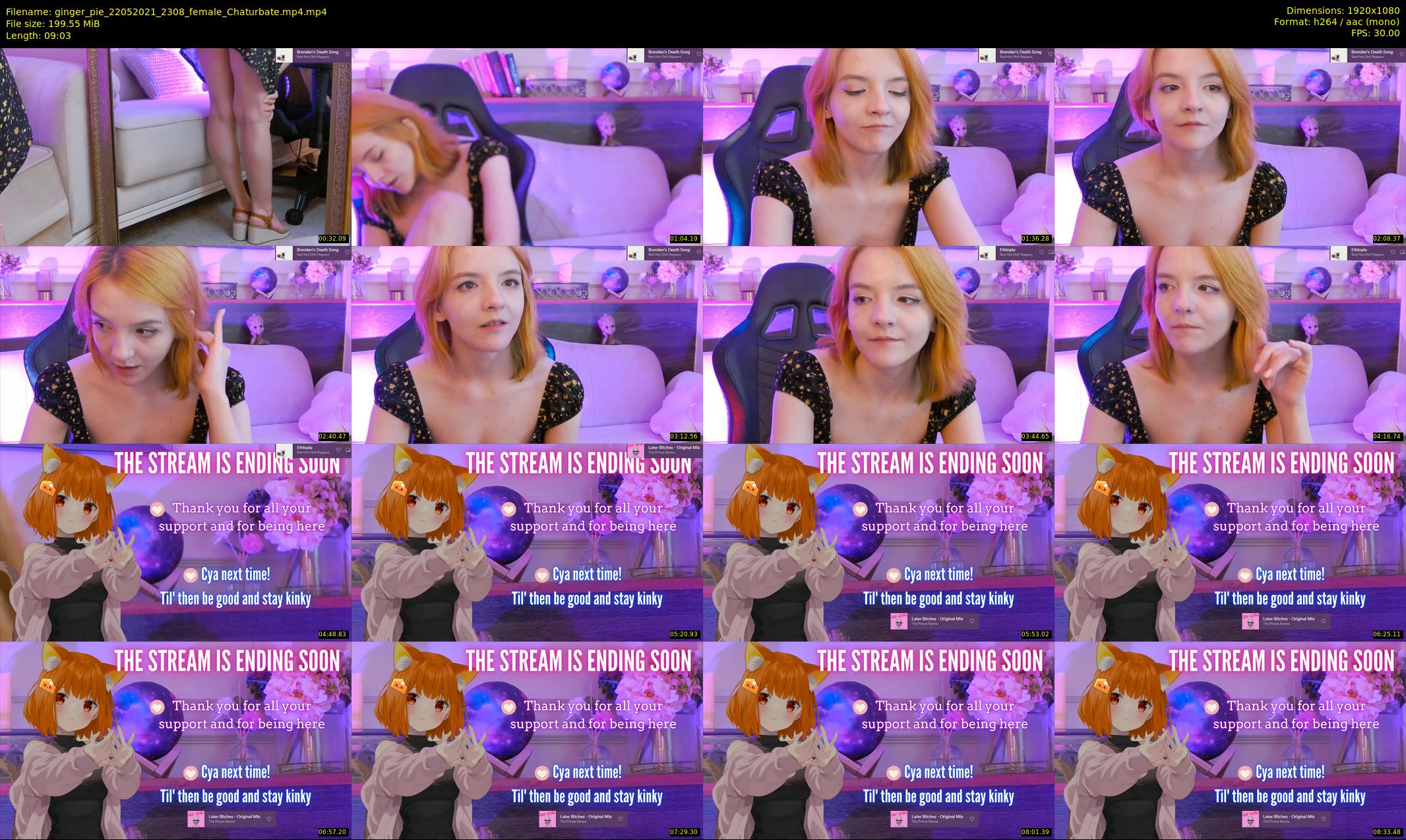ginger_pie — 10 minute Chaturbate female cam show recording, 1080p, May 22, 2021