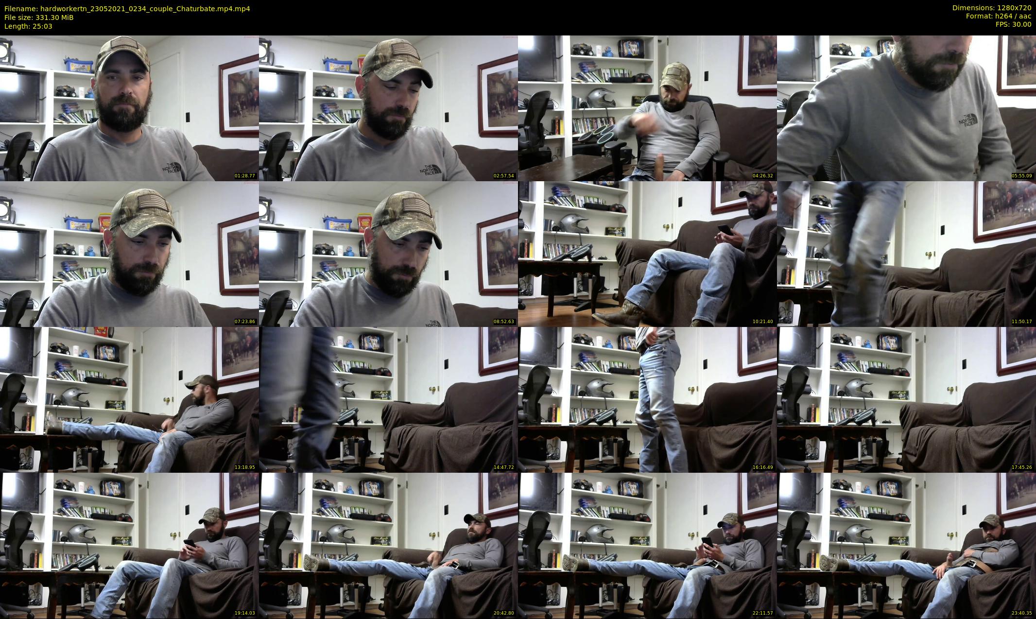 hardworkertn — 26 minute Chaturbate male cam show recording, 720p, May 23, 2021