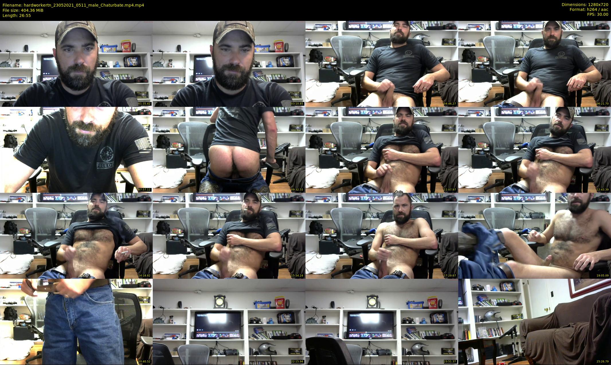 hardworkertn — 27 minute Chaturbate male cam show recording, 720p, May 23, 2021