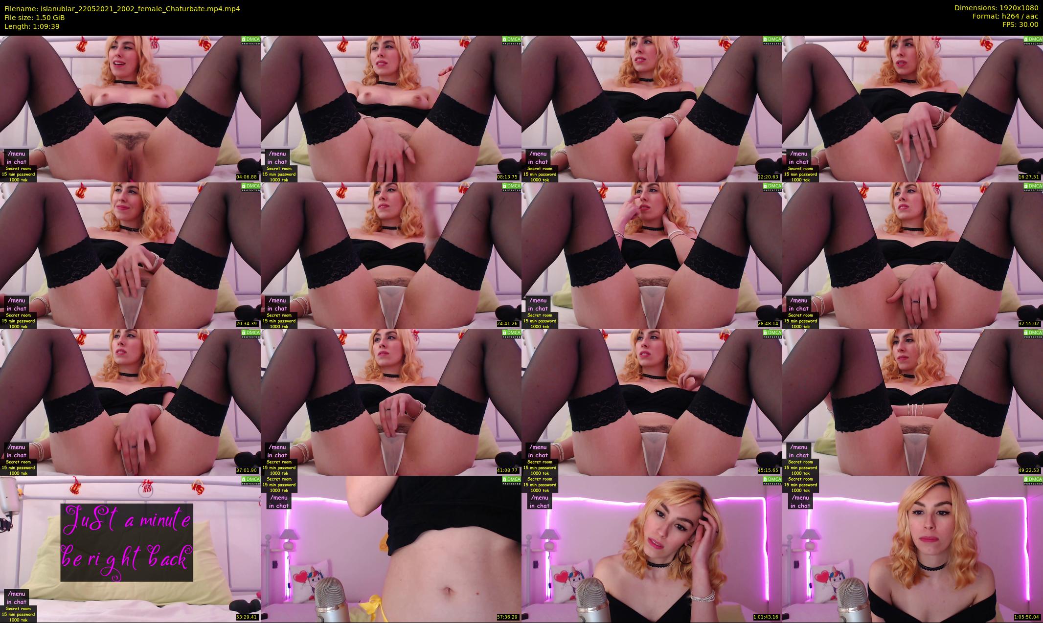 islanublar — 70 minute Chaturbate female cam show recording, 1080p, May 22, 2021