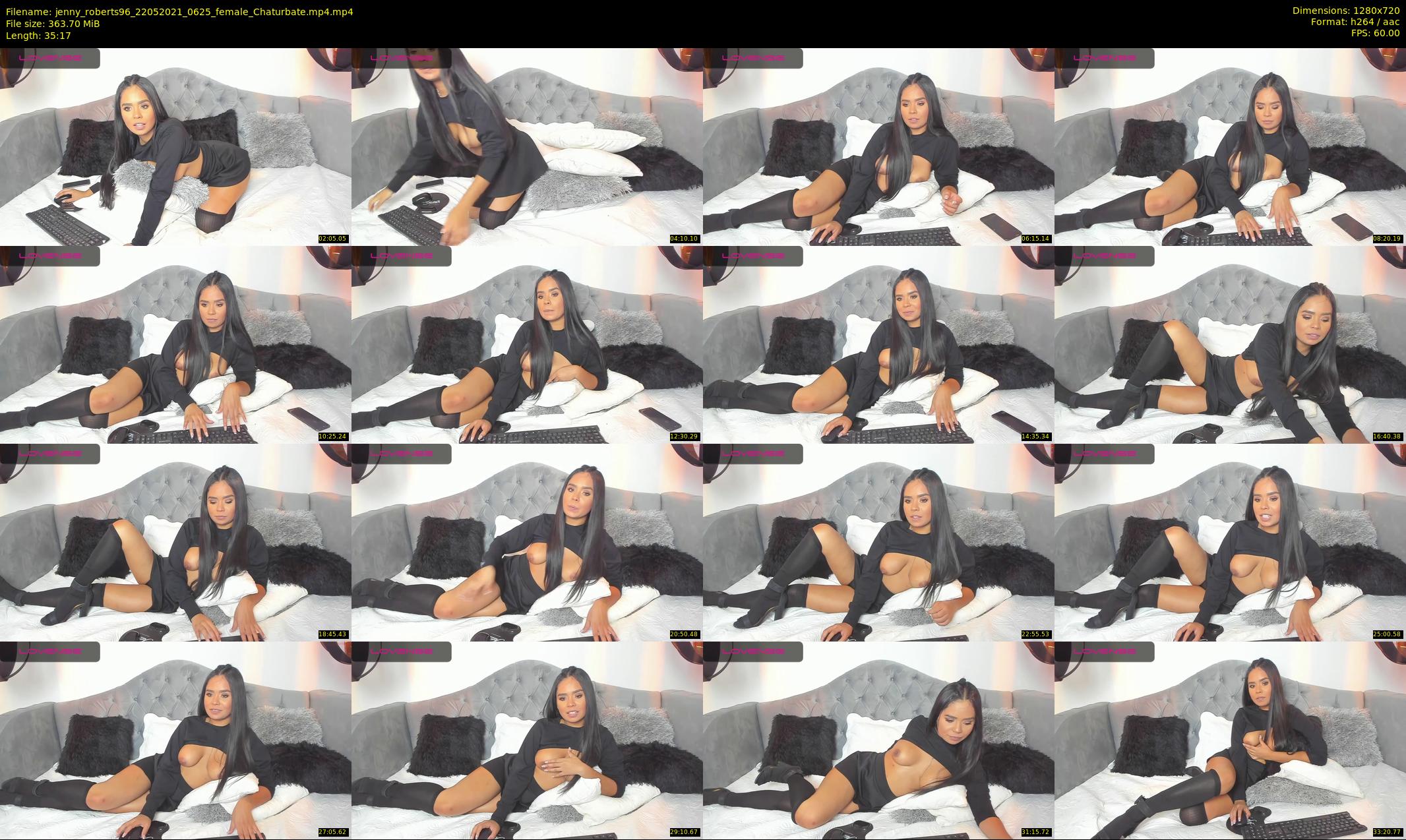 jenny_roberts96 — 36 minute Chaturbate female cam show recording, 720p, May 22, 2021