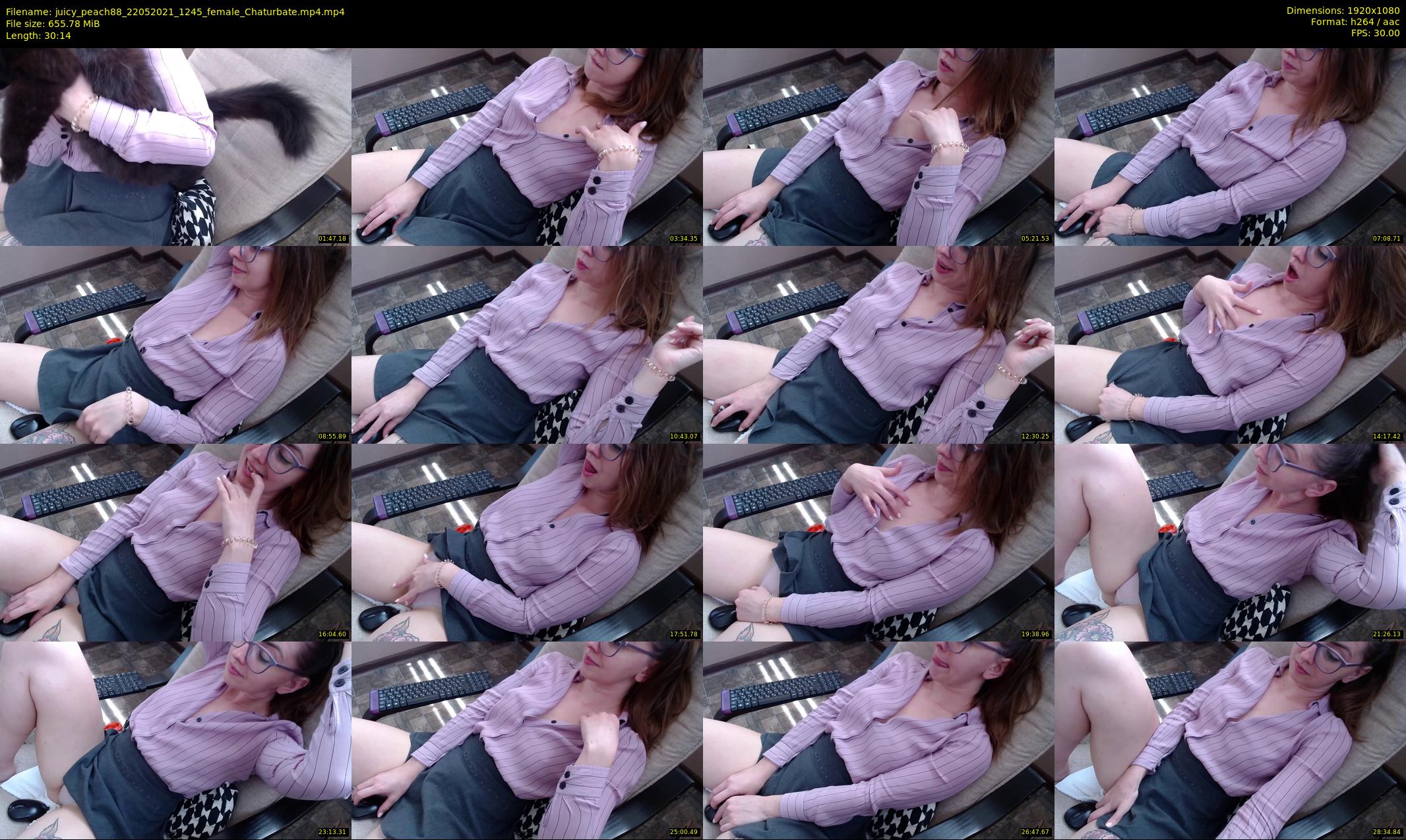 juicy_peach88 — 31 minute Chaturbate female cam show recording, 1080p, May 22, 2021