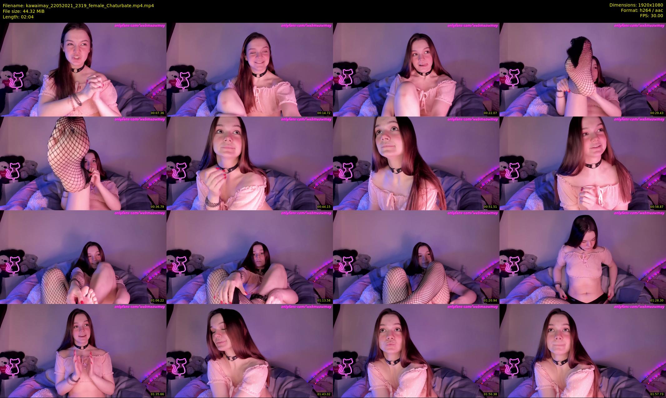 kawaimay — 3 minute Chaturbate female cam show recording, 1080p, May 22, 2021