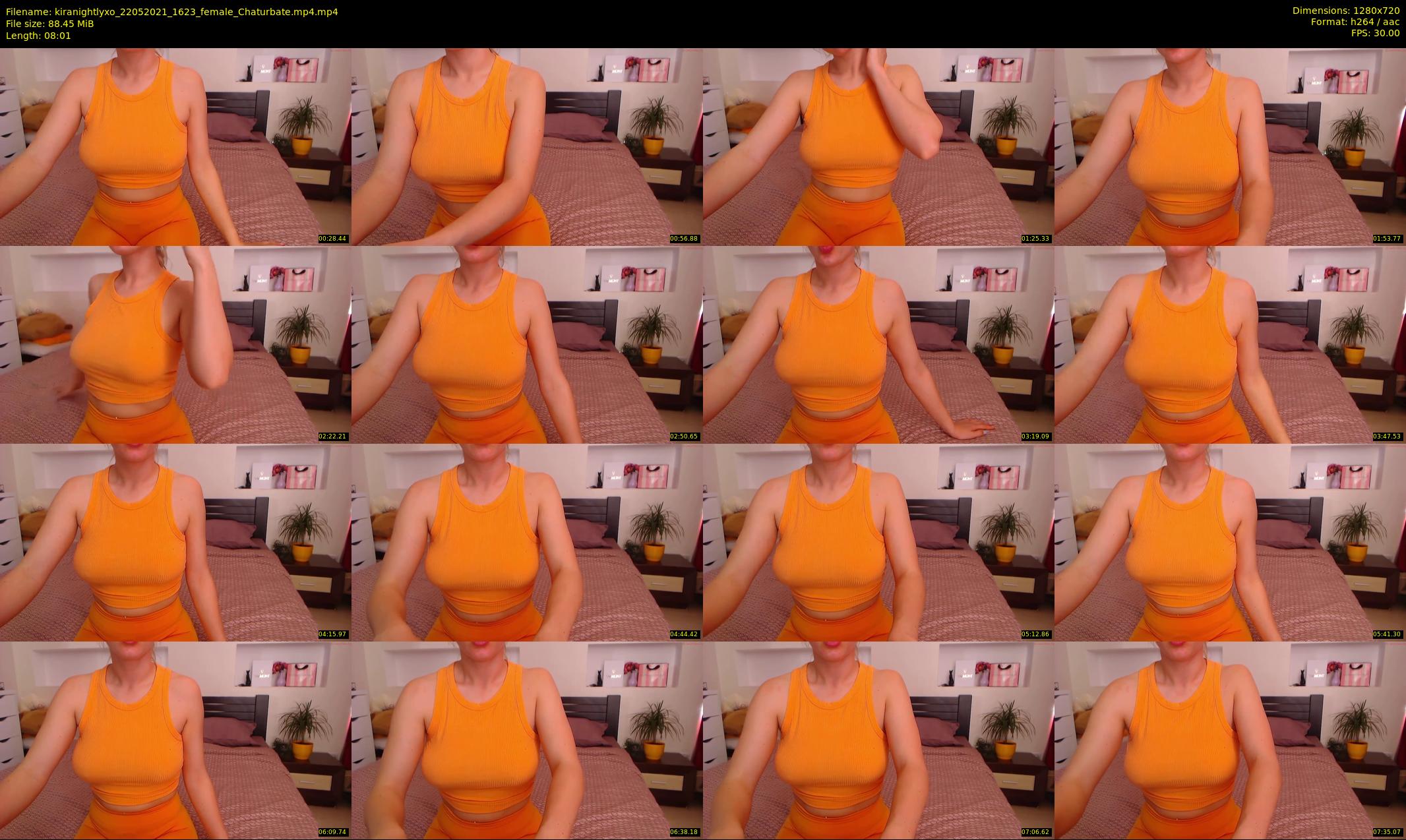 kiranightlyxo — 9 minute Chaturbate female cam show recording, 720p, May 22, 2021