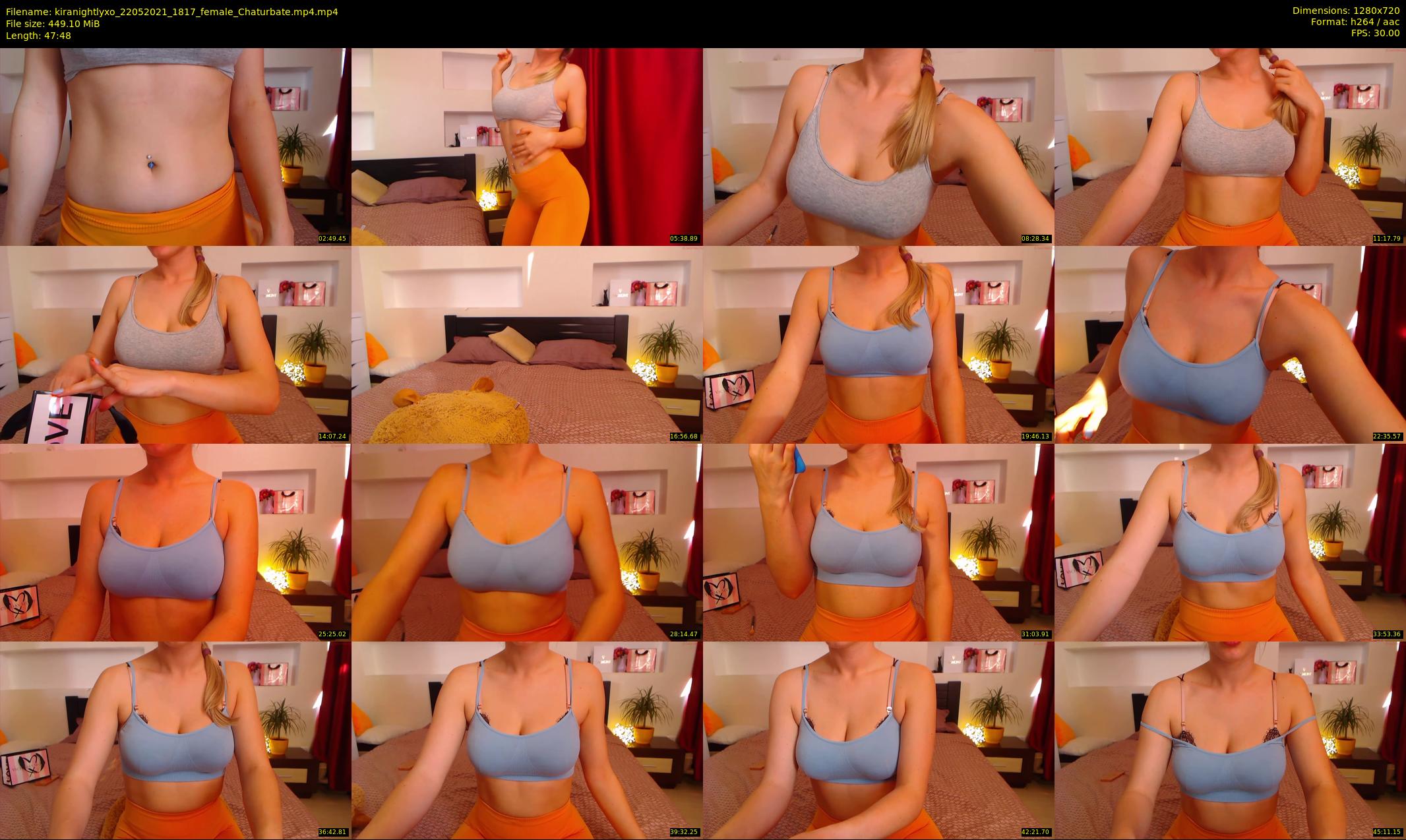 kiranightlyxo — 48 minute Chaturbate female cam show recording, 720p, May 22, 2021