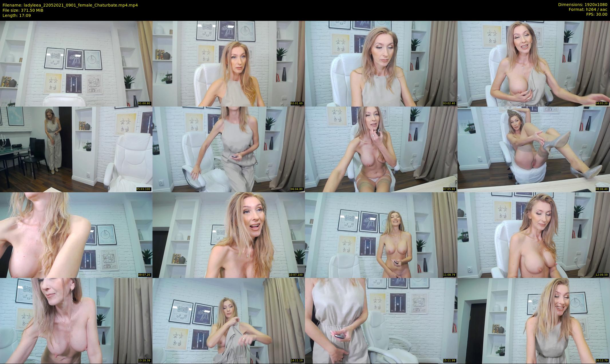 ladyleea — 18 minute Chaturbate female cam show recording, 1080p, May 22, 2021