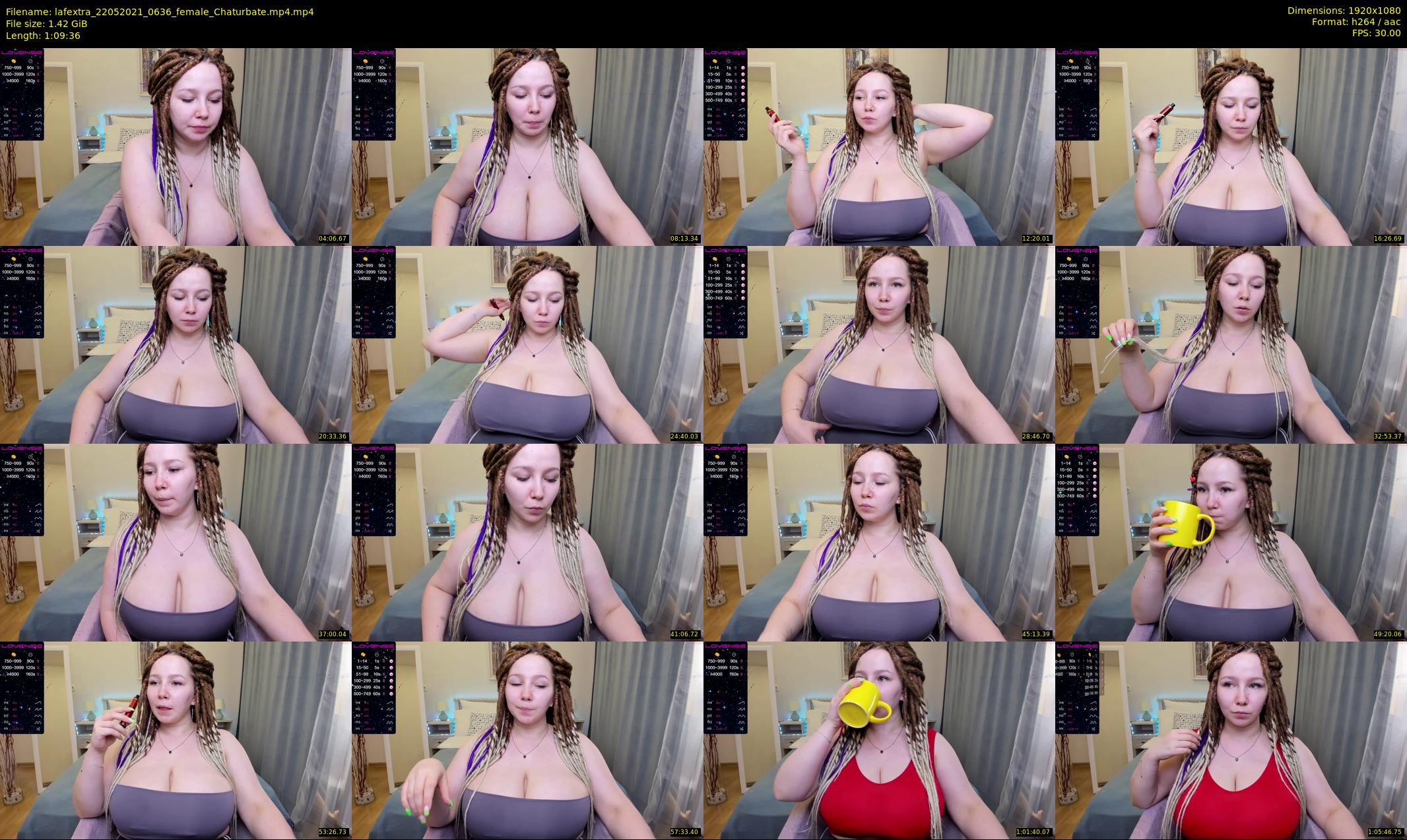 lafextra — 70 minute Chaturbate female cam show recording, 1080p, May 22, 2021