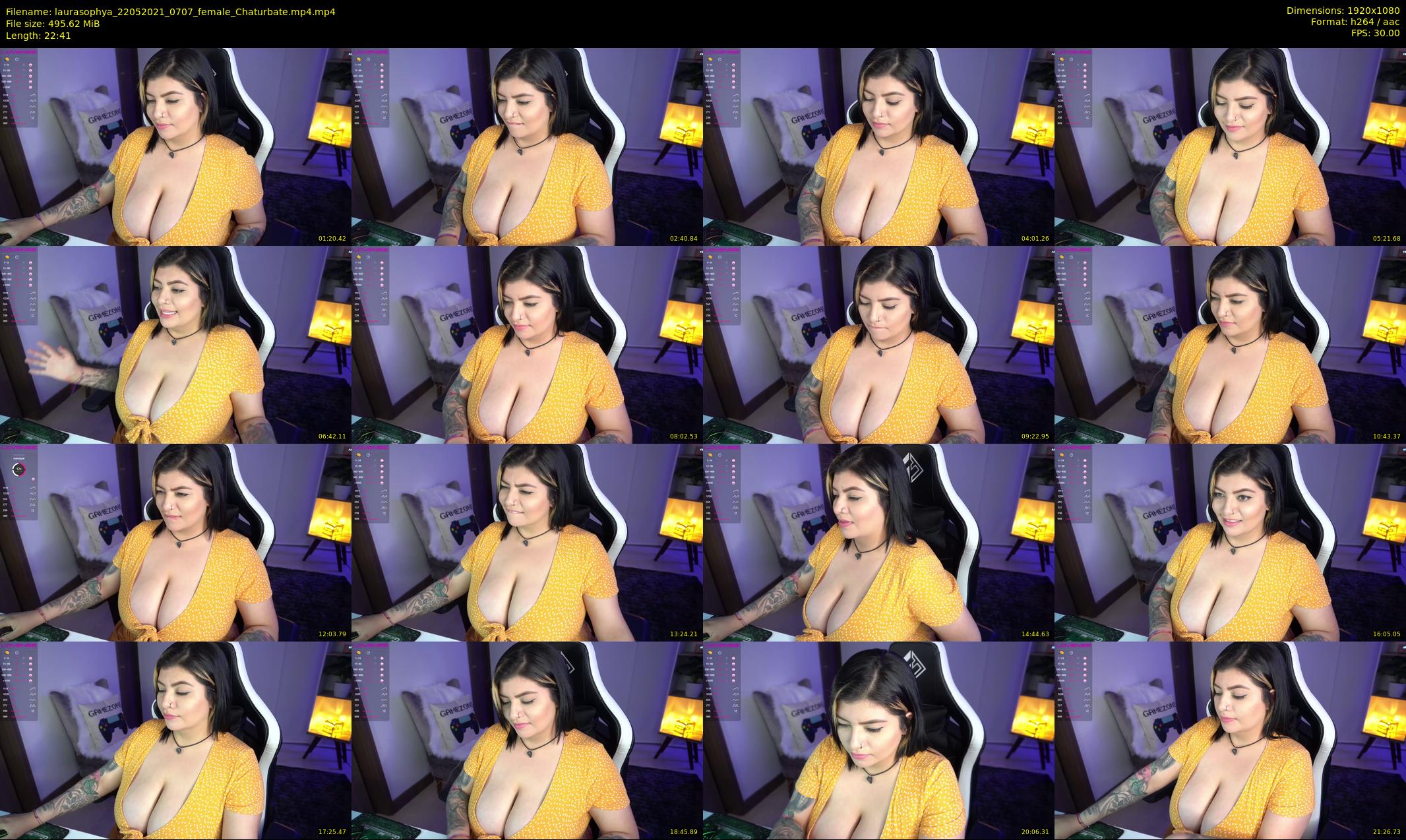 laurasophya — 23 minute Chaturbate female cam show recording, 1080p, May 22, 2021