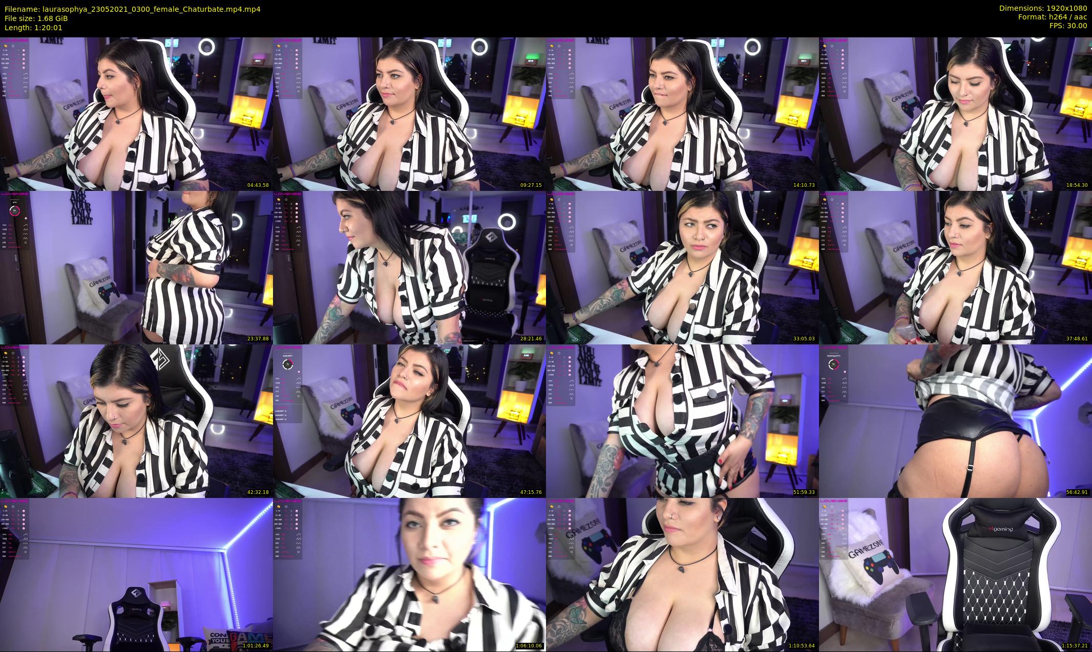 laurasophya — 81 minute Chaturbate female cam show recording, 1080p, May 23, 2021