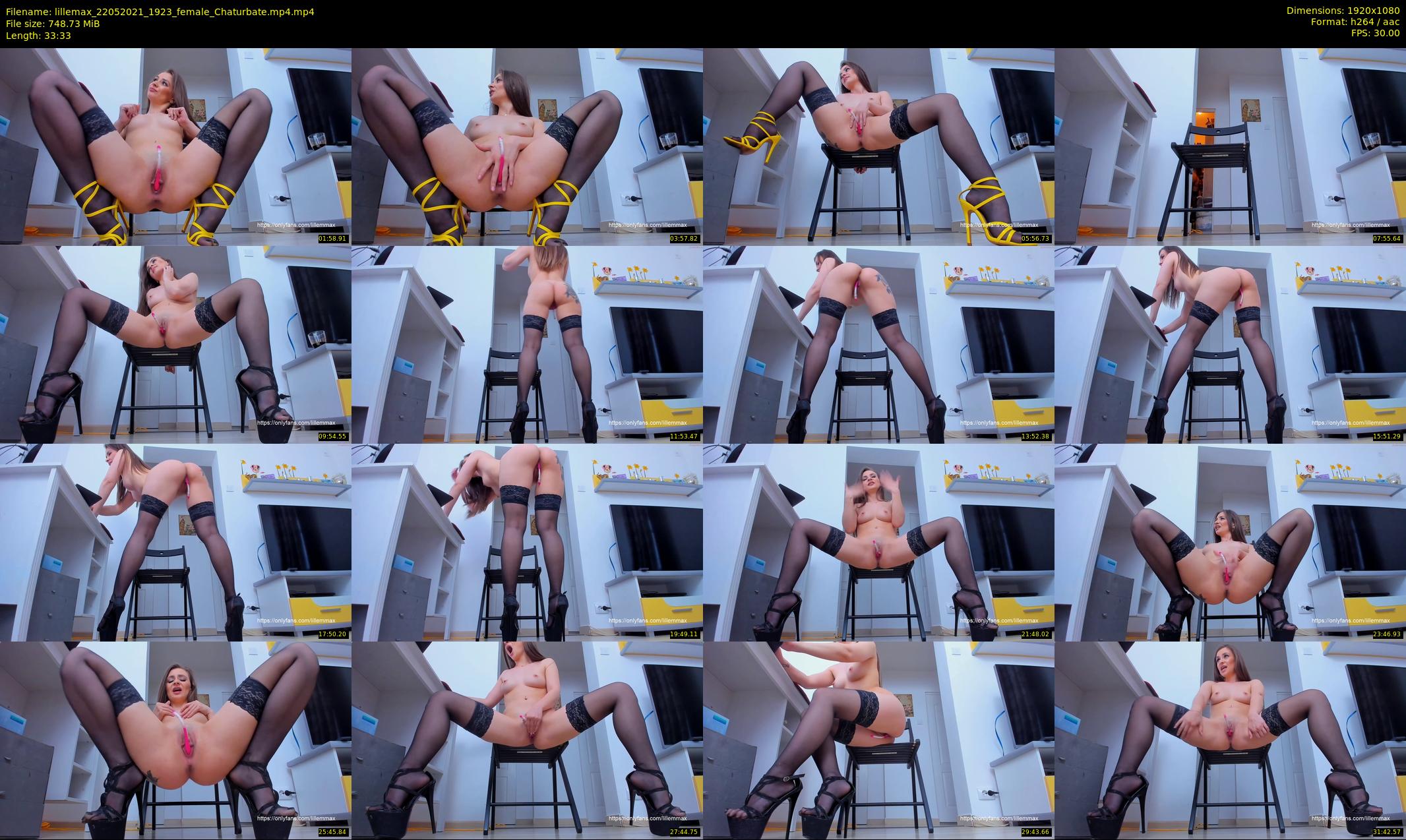 lillemax — 34 minute Chaturbate female cam show recording, 1080p, May 22, 2021
