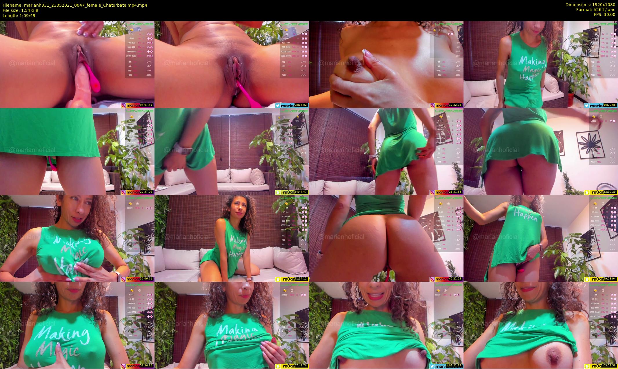 marianh331 — 70 minute Chaturbate female cam show recording, 1080p, May 23, 2021