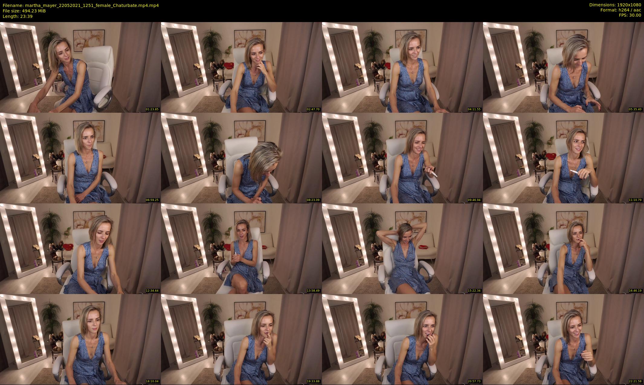 martha_mayer — 24 minute Chaturbate female cam show recording, 1080p, May 22, 2021