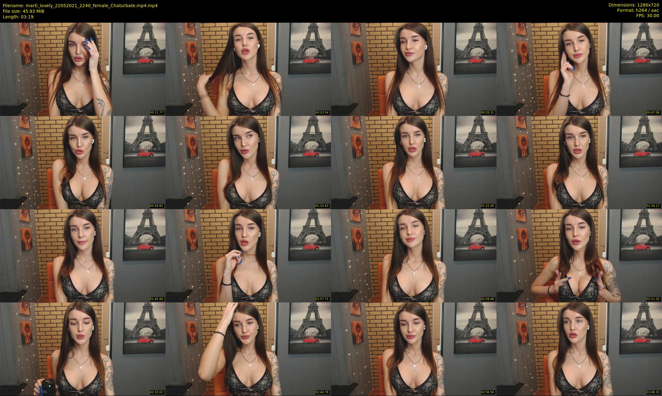 marti_lovely — 4 minute Chaturbate female cam show recording, 720p, May 22, 2021