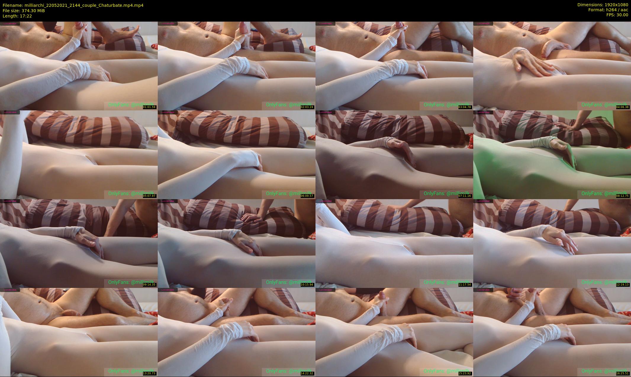 milliarchi — 18 minute Chaturbate couple cam show recording, 1080p, May 22, 2021