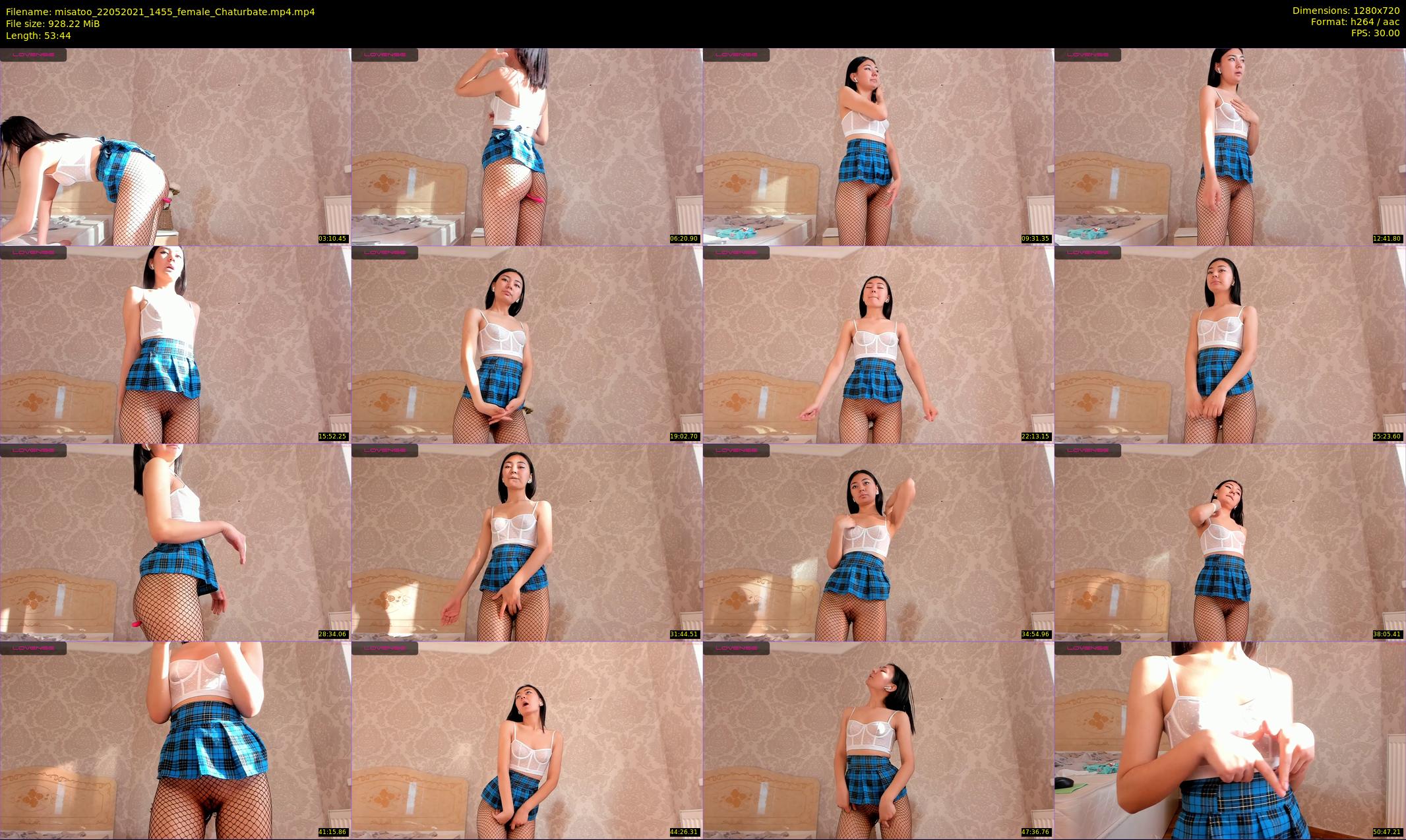 misatoo — 54 minute Chaturbate female cam show recording, 720p, May 22, 2021