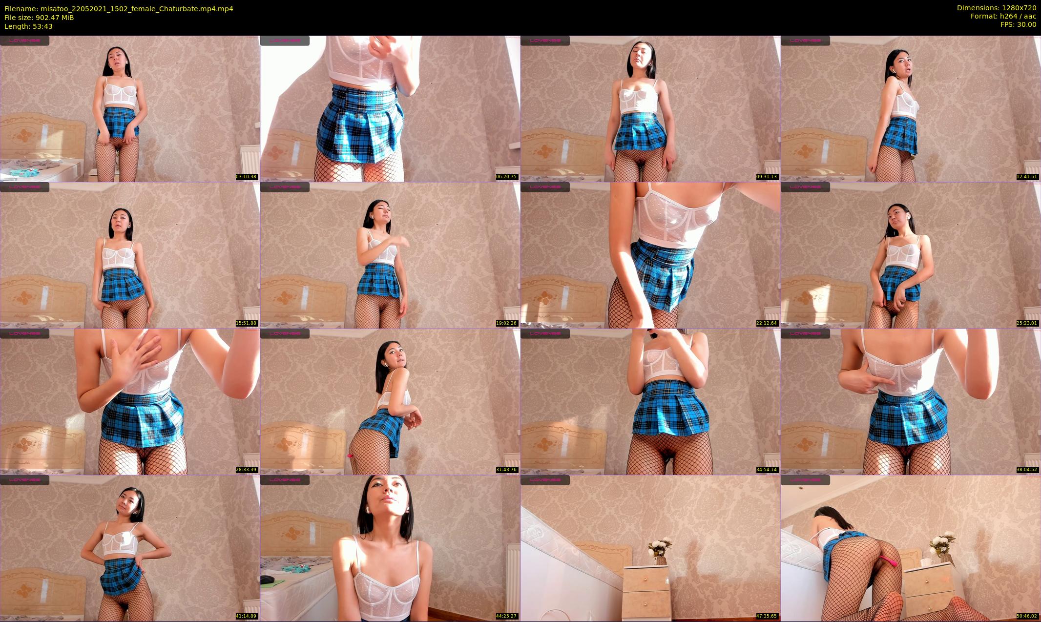 misatoo — 54 minute Chaturbate female cam show recording, 720p, May 22, 2021