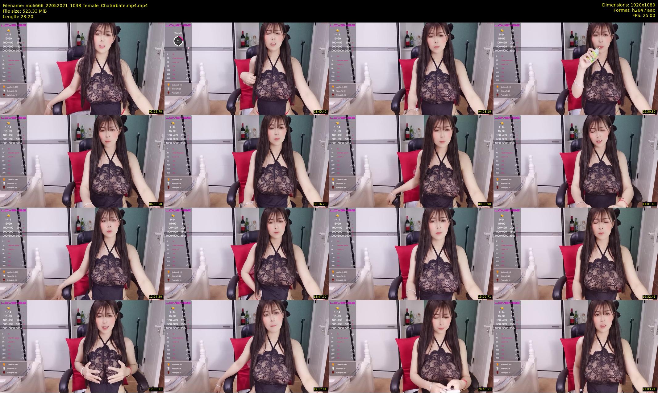 moli666 — 24 minute Chaturbate female cam show recording, 1080p, May 22, 2021