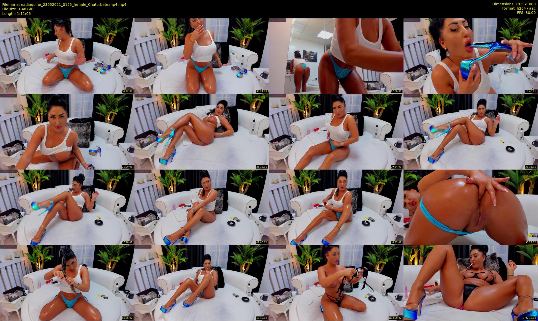 nadiaquine — 72 minute Chaturbate female cam show recording, 1080p, May 23, 2021
