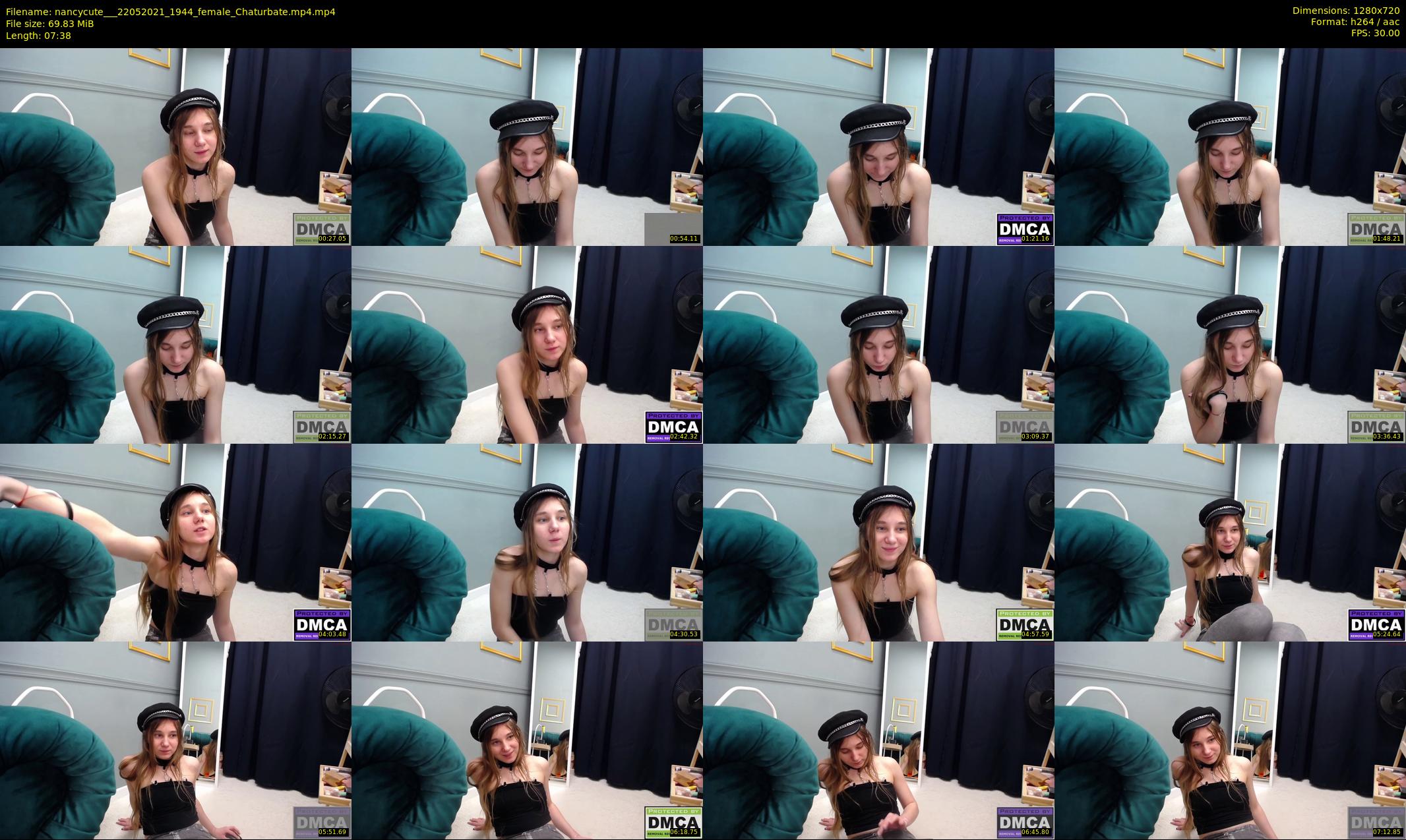 nancycute__ — 8 minute Chaturbate female cam show recording, 720p, May 22, 2021