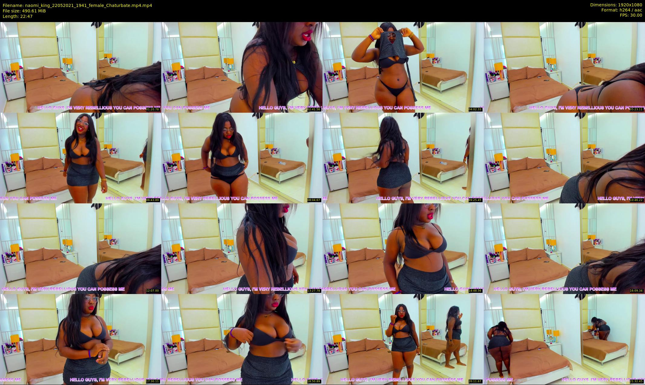 naomi_king — 23 minute Chaturbate female cam show recording, 1080p, May 22, 2021