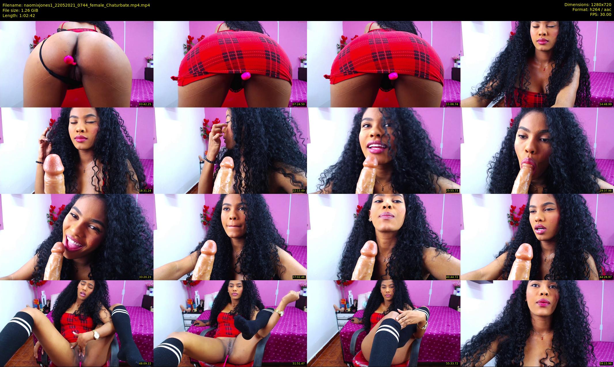 naomixjones1 — 63 minute Chaturbate female cam show recording, 720p, May 22, 2021