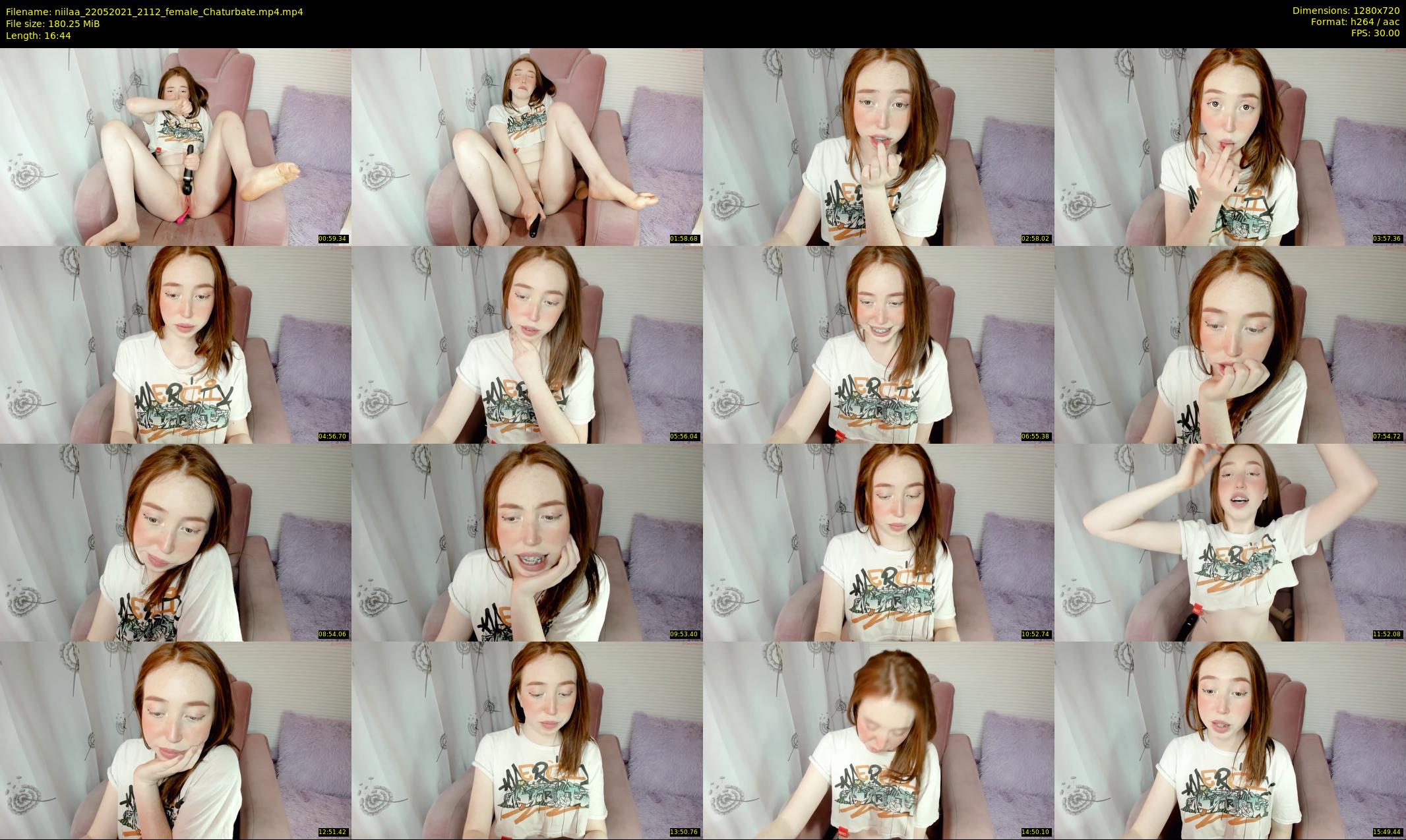 niilaa — 17 minute Chaturbate female cam show recording, 720p, May 22, 2021