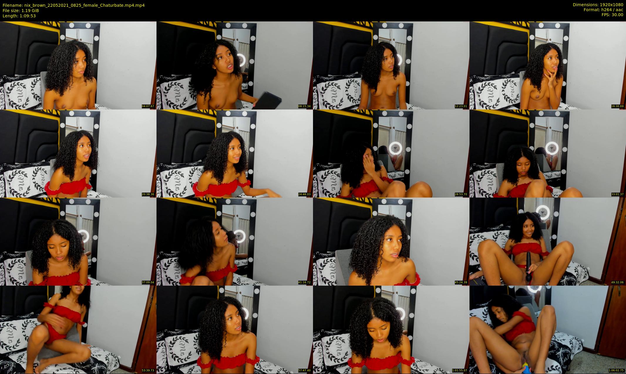 nix_brown — 70 minute Chaturbate female cam show recording, 1080p, May 22, 2021