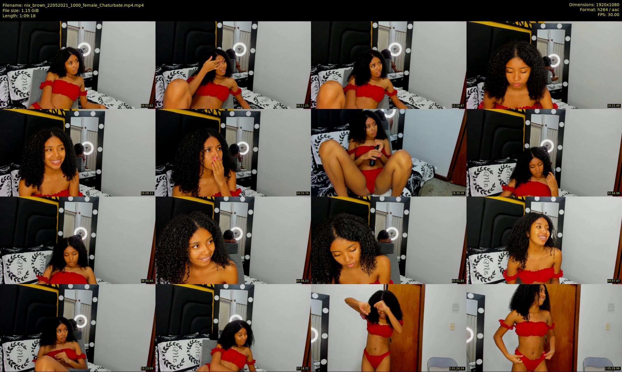 nix_brown — 70 minute Chaturbate female cam show recording, 1080p, May 22, 2021