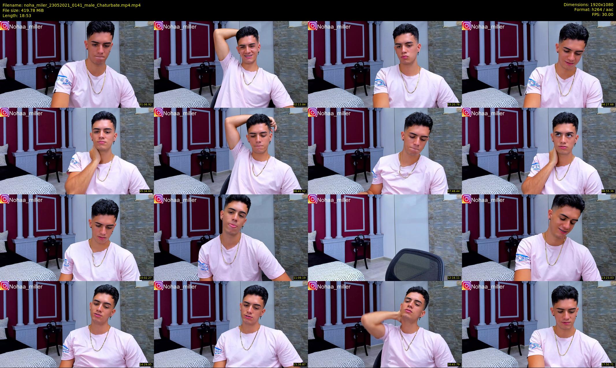 noha_miler — 19 minute Chaturbate male cam show recording, 1080p, May 23, 2021