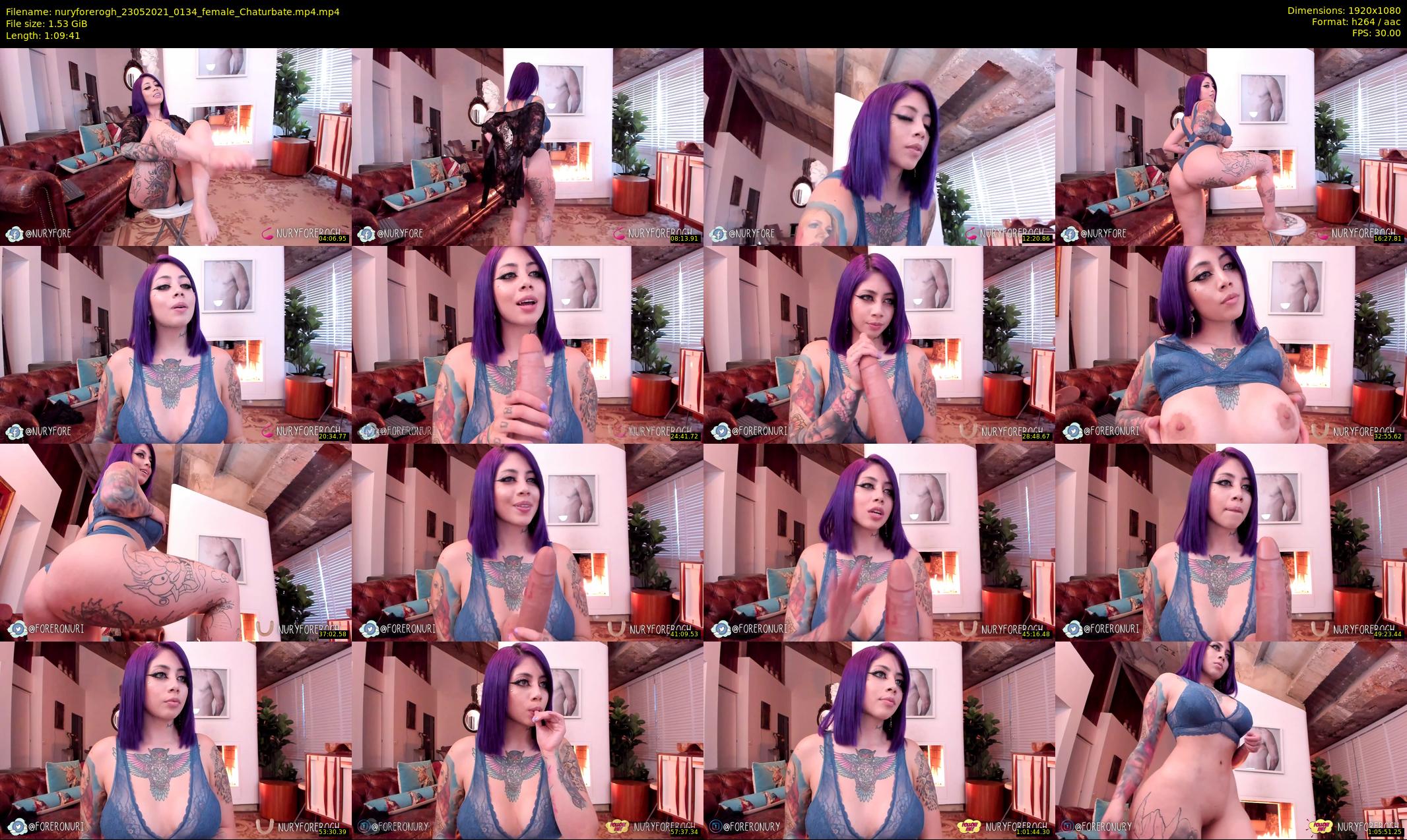 nuryforerogh — 70 minute Chaturbate female cam show recording, 1080p, May 23, 2021