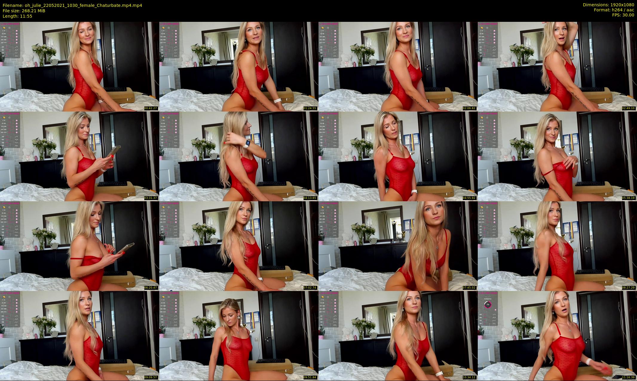 oh_julie — 12 minute Chaturbate female cam show recording, 1080p, May 22, 2021