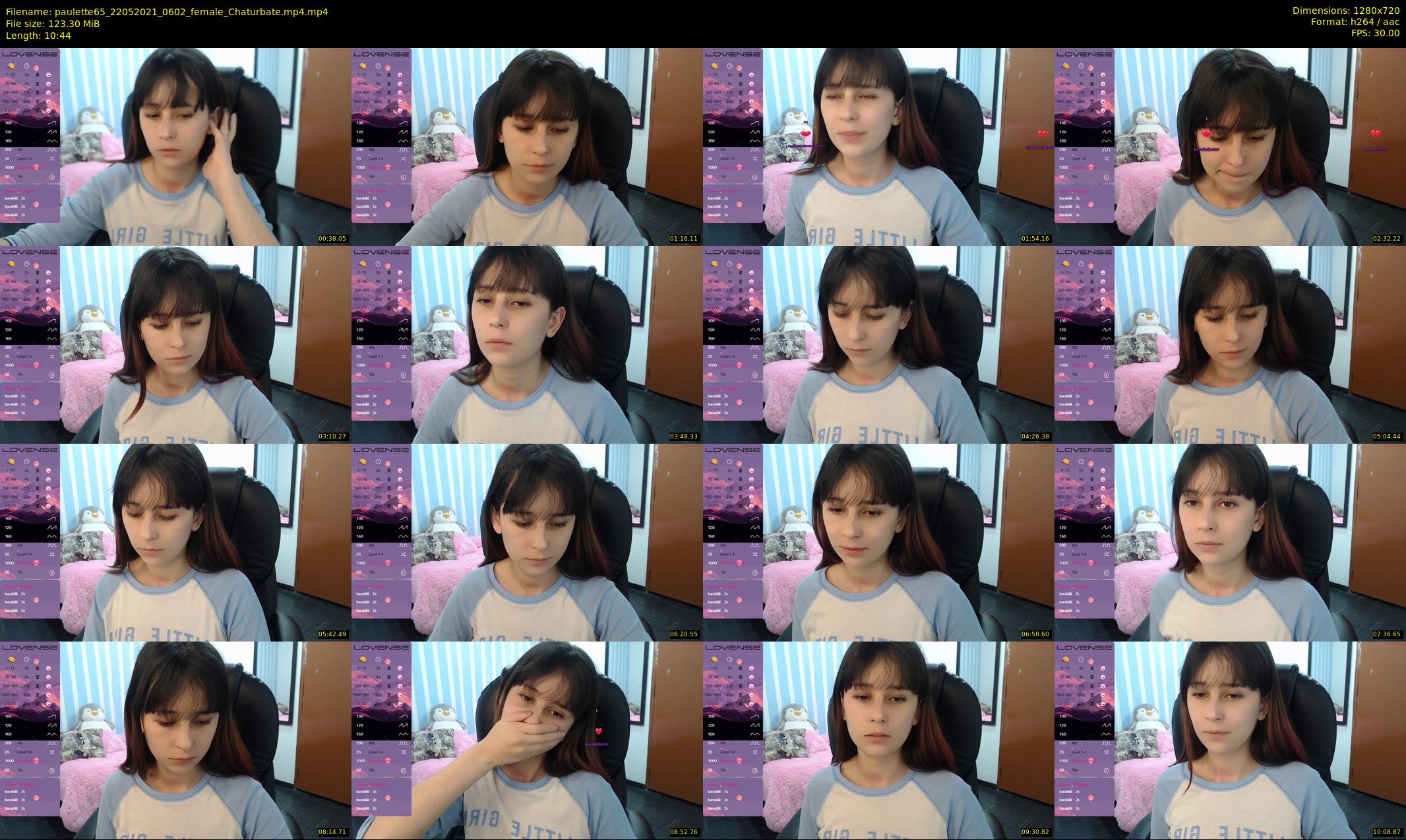 paulette65 — 11 minute Chaturbate female cam show recording, 720p, May 22, 2021