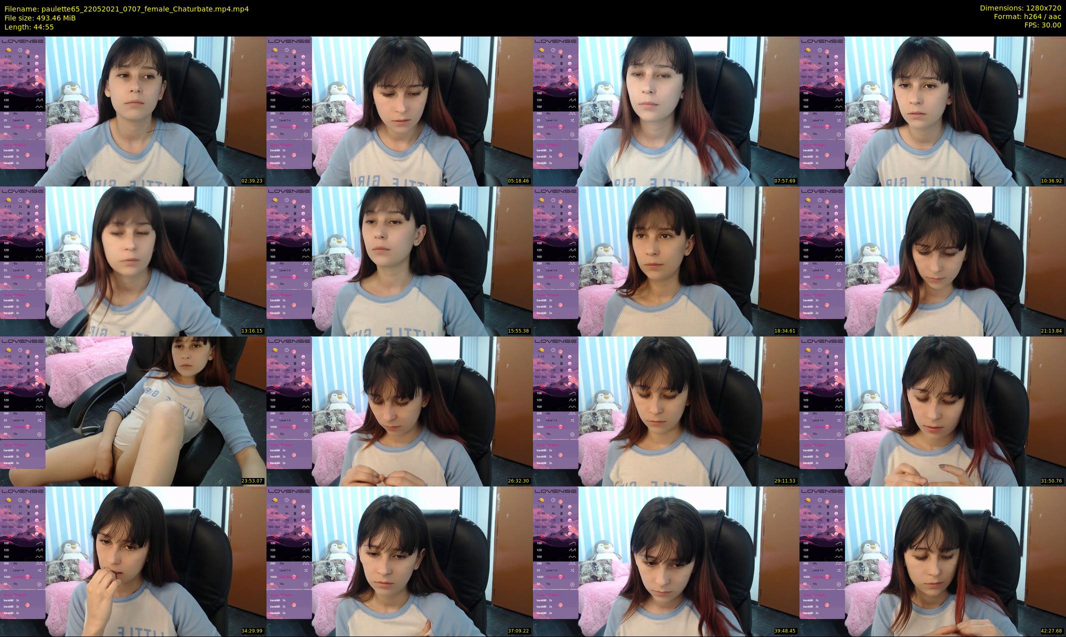 paulette65 — 45 minute Chaturbate female cam show recording, 720p, May 22, 2021