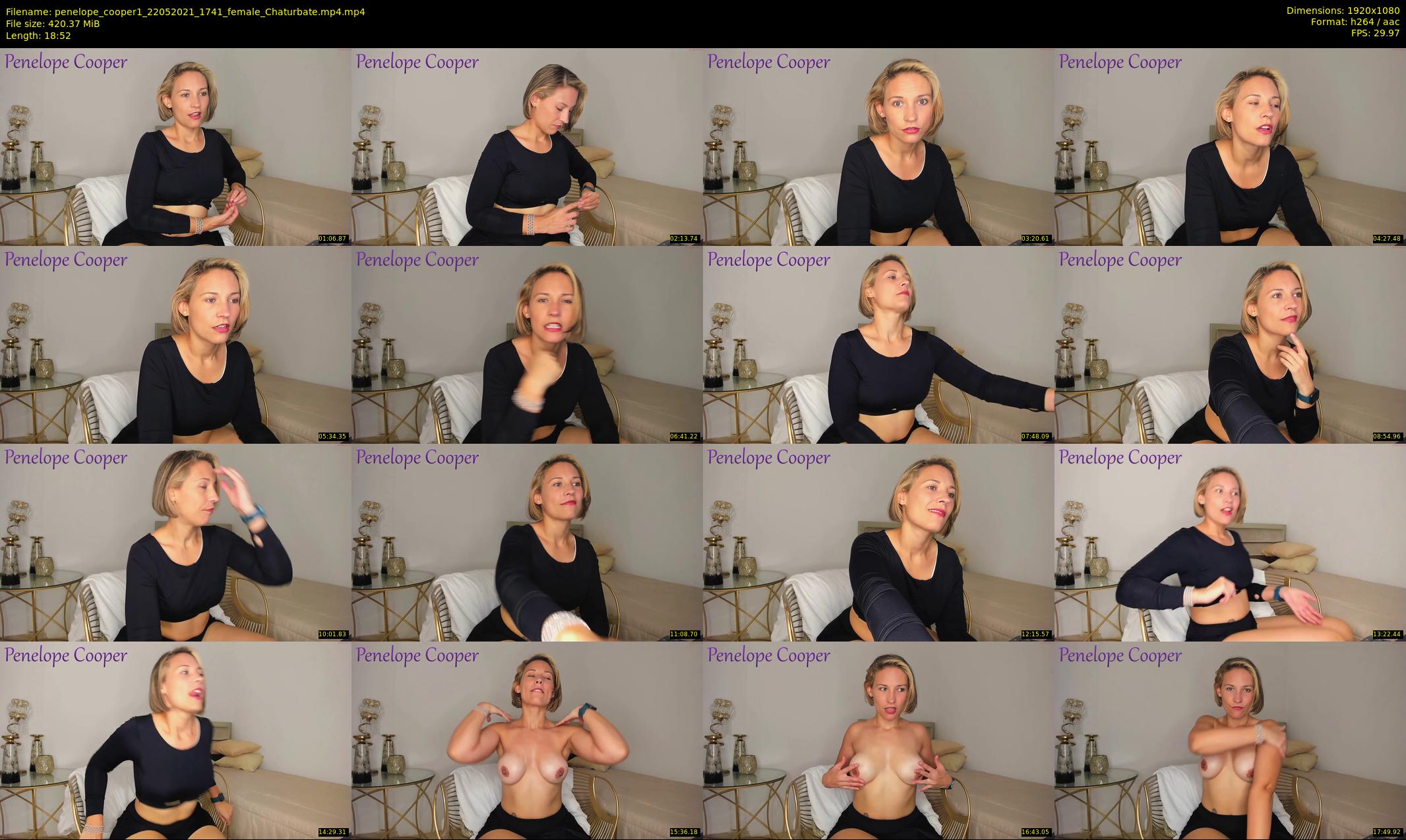 penelope_cooper1 — 19 minute Chaturbate female cam show recording, 1080p, May 22, 2021